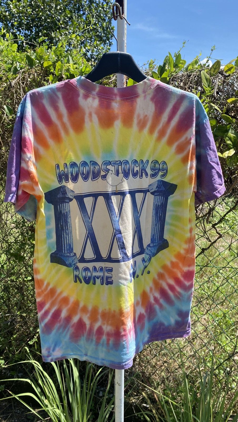 Band Tees Woodstock Festival 1999 Tie Dye T Shirt Size US M / EU 48-50 / 2 - 2 Thumbnail