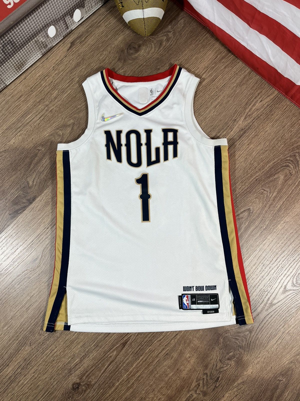 Nike Zion Williamson New Orleans Pelicans Nike Jersey Size US L / EU 52-54 / 3 - 2 Thumbnail