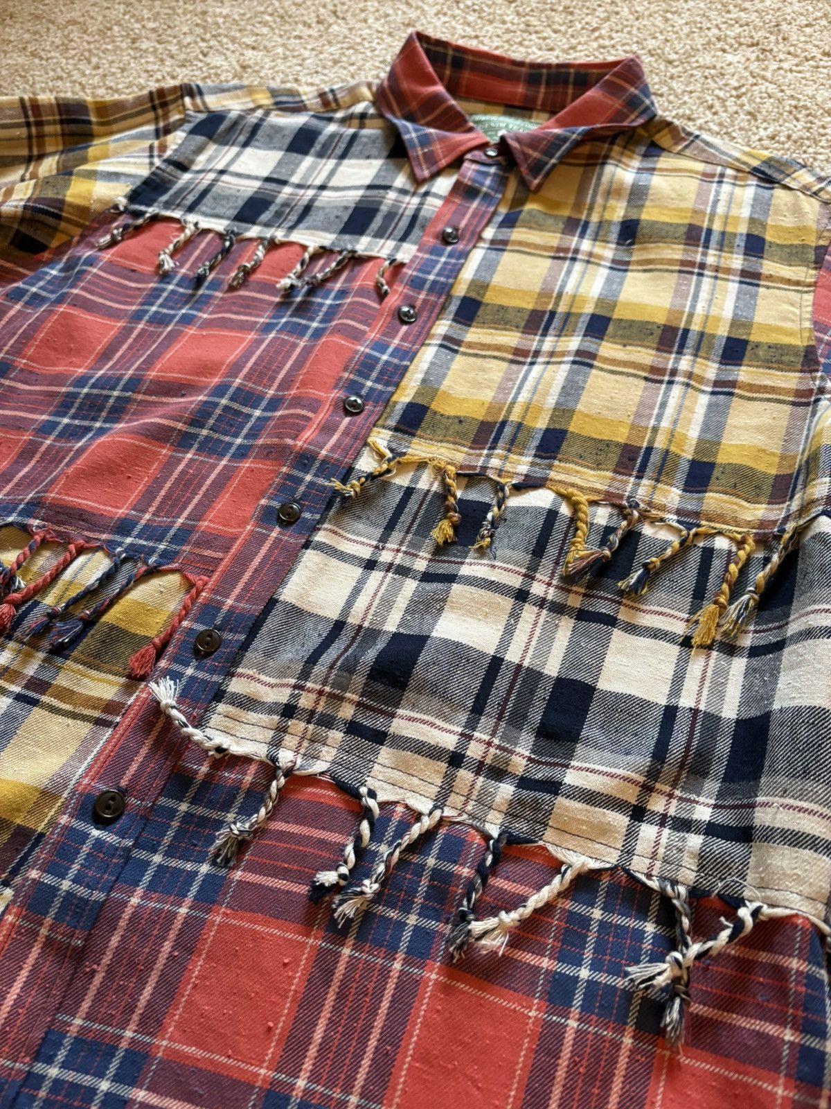 DENIM TEARS Tears Flannel Size US M / EU 48-50 / 2 - 2 Thumbnail