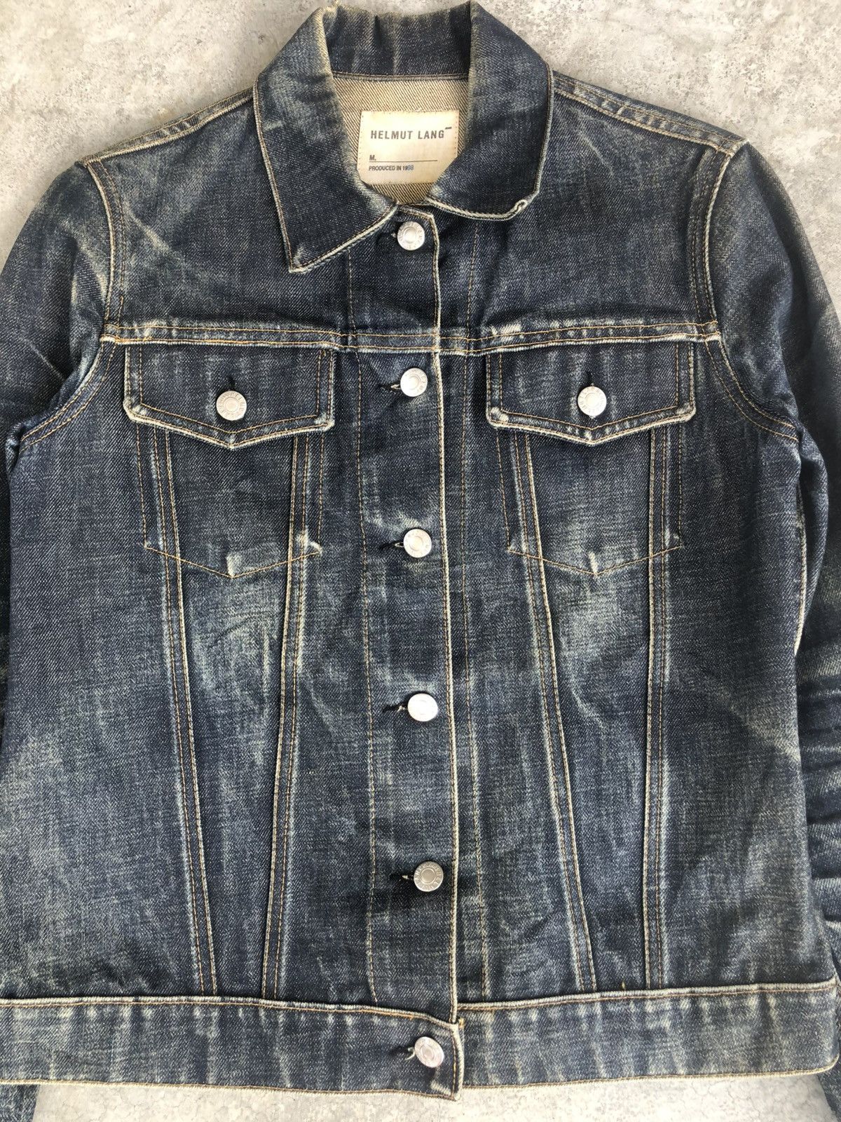Lil Yachty Helmut Lang Denim Jacket Distressed Size US XS / EU 42 / 0 - 5 Thumbnail