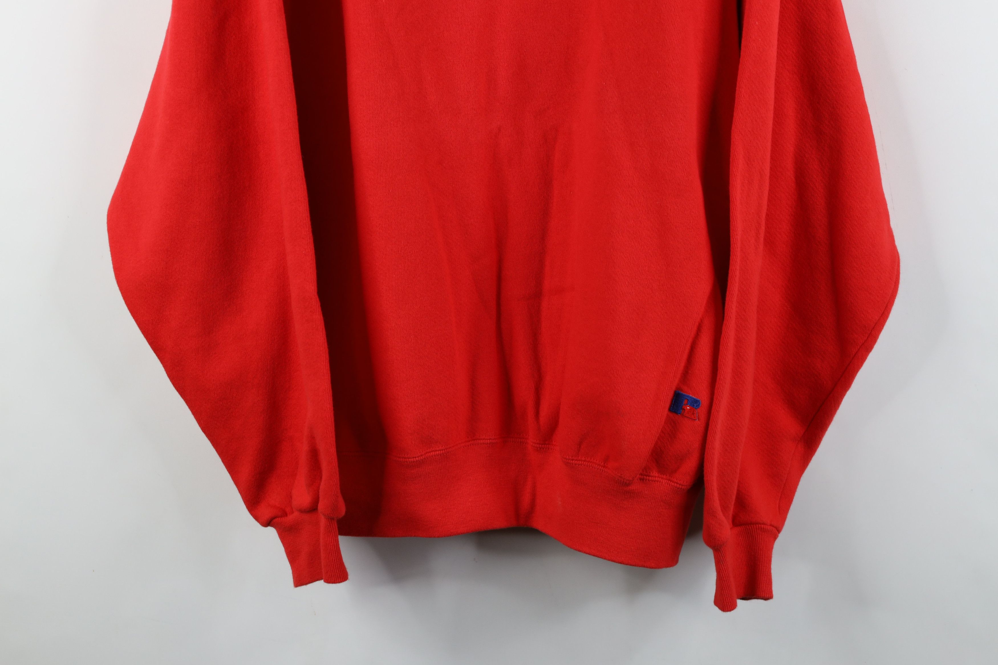 Russell Athletic Vintage 90s Russell Athletic Crewneck Sweatshirt USA Red Size US XXL / EU 58 / 5 - 3 Thumbnail