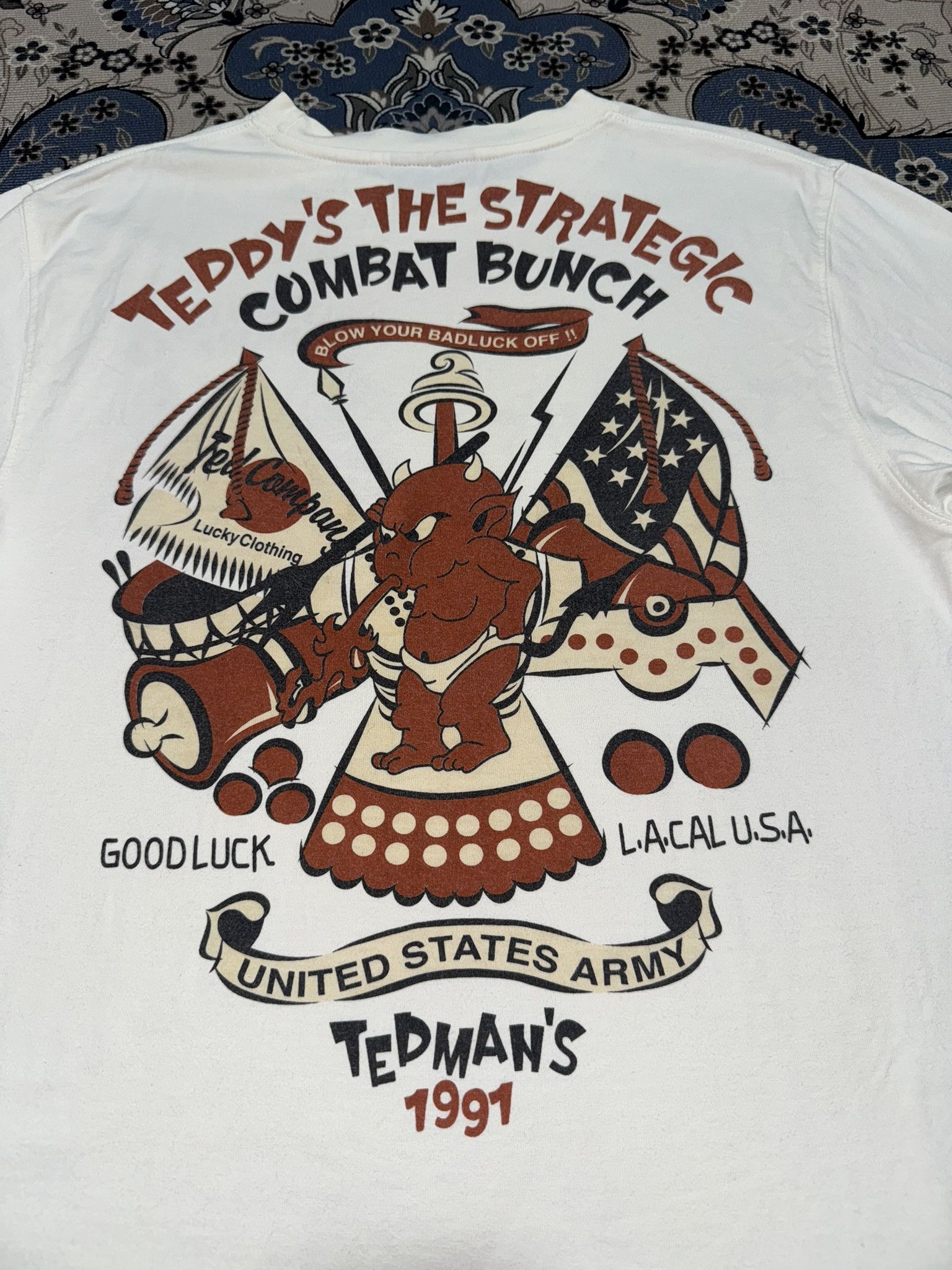 Japanese Brand × Tedman Tedman Teddy The Strategic Combat Bunch T shirt Size US S / EU 44-46 / 1 - 3 Thumbnail