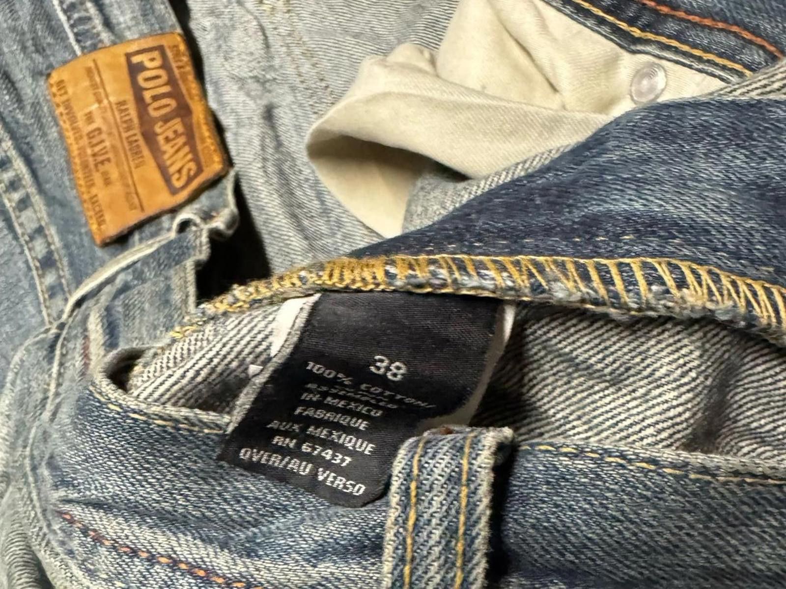 Designer Polo Jeans Co. Classic Fit Denim Jeans - Size 38 Size US 38 / EU 54 - 4 Thumbnail