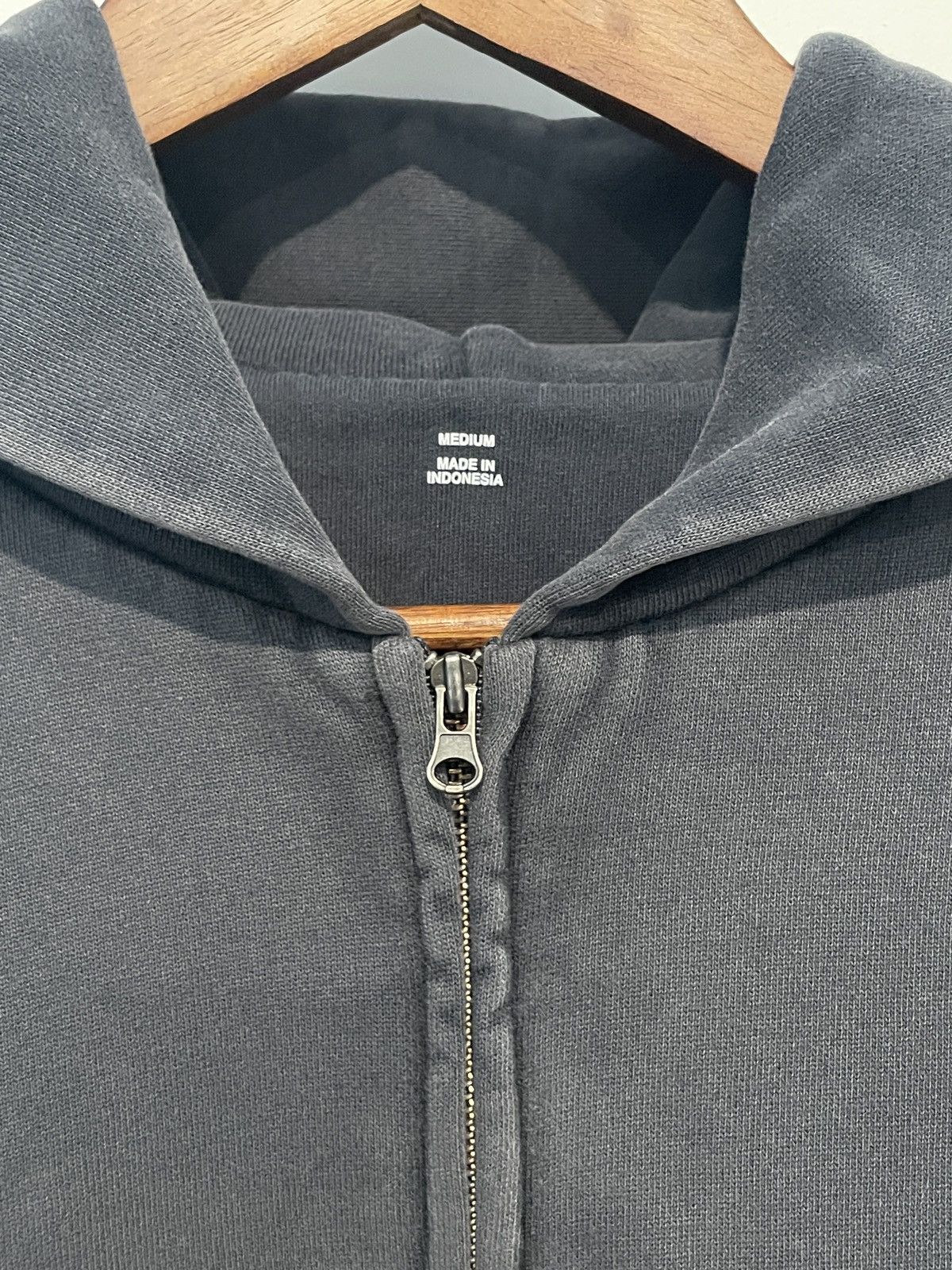 Balenciaga × Gap × Yeezy Yeezy Gap Zip Up Hoodie Poetic Black Medium Size US M / EU 48-50 / 2 - 4 Thumbnail