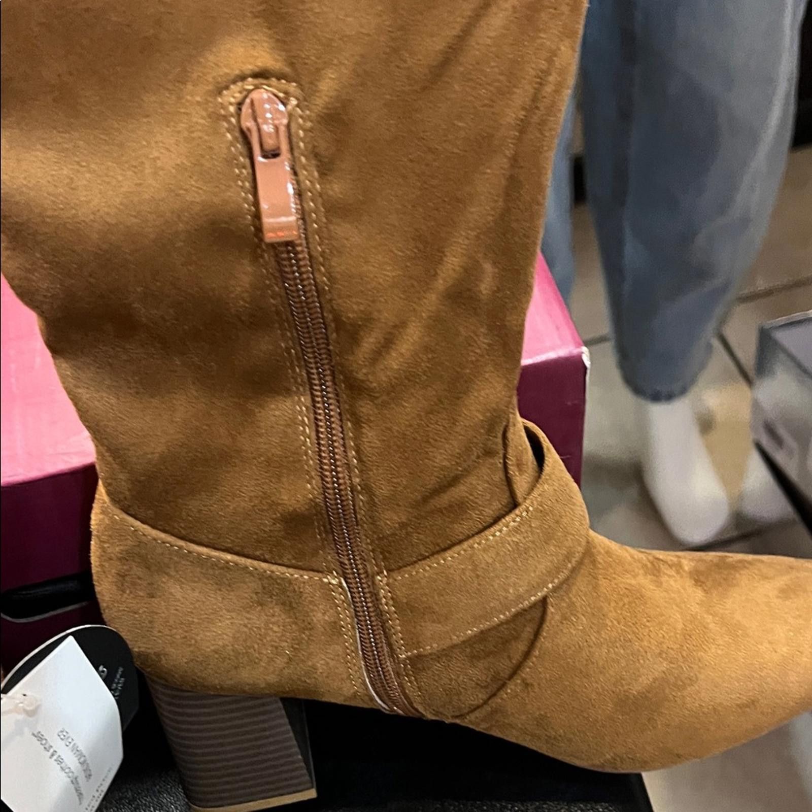 Other Brown Suede Knee-High Boots Size US 8.5 / IT 38.5 - 8 Thumbnail