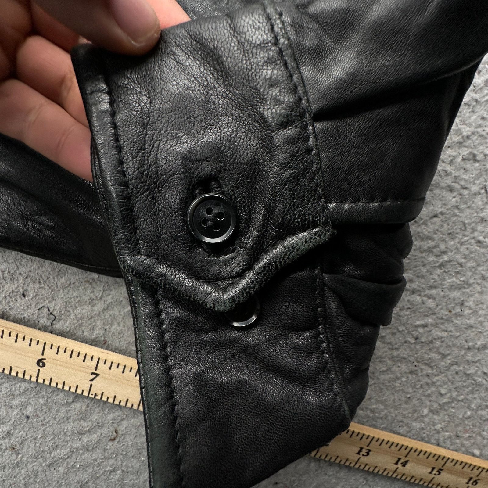 Other J Park Couture Quilt Lined Leather Jacket Coat Men XL Black Size US XL / EU 56 / 4 - 9 Thumbnail