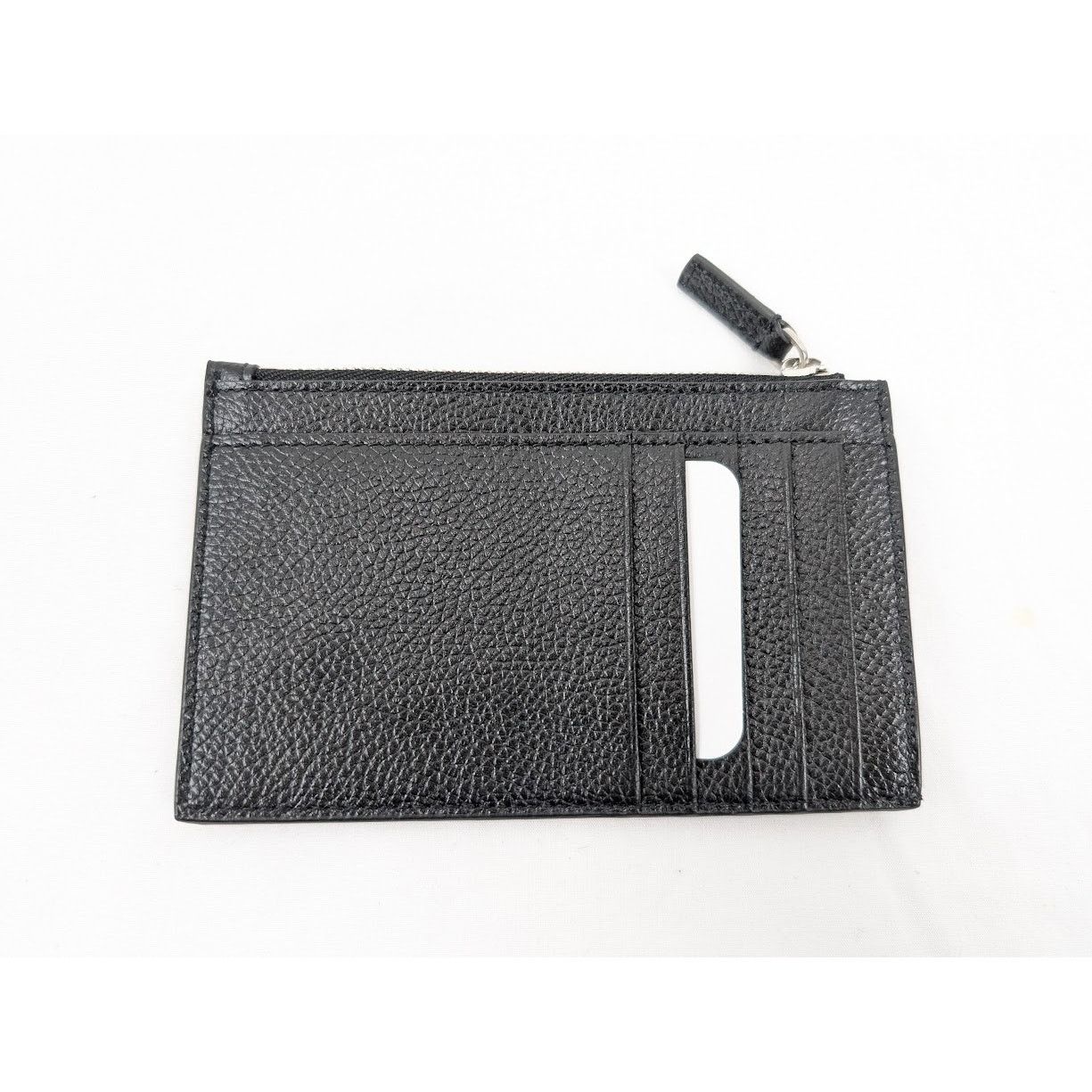Balenciaga o1rshd1 Size: OS / Printed Grained Calf Wallet in Black Size ONE SIZE - 7 Thumbnail