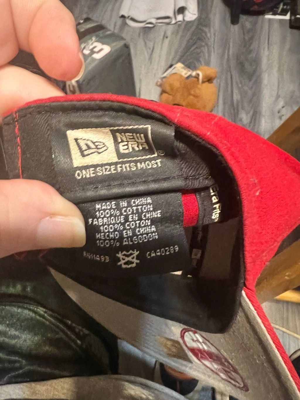 New Era Men's New Era Chicago Bulls Red Black Hat Size ONE SIZE - 8 Thumbnail