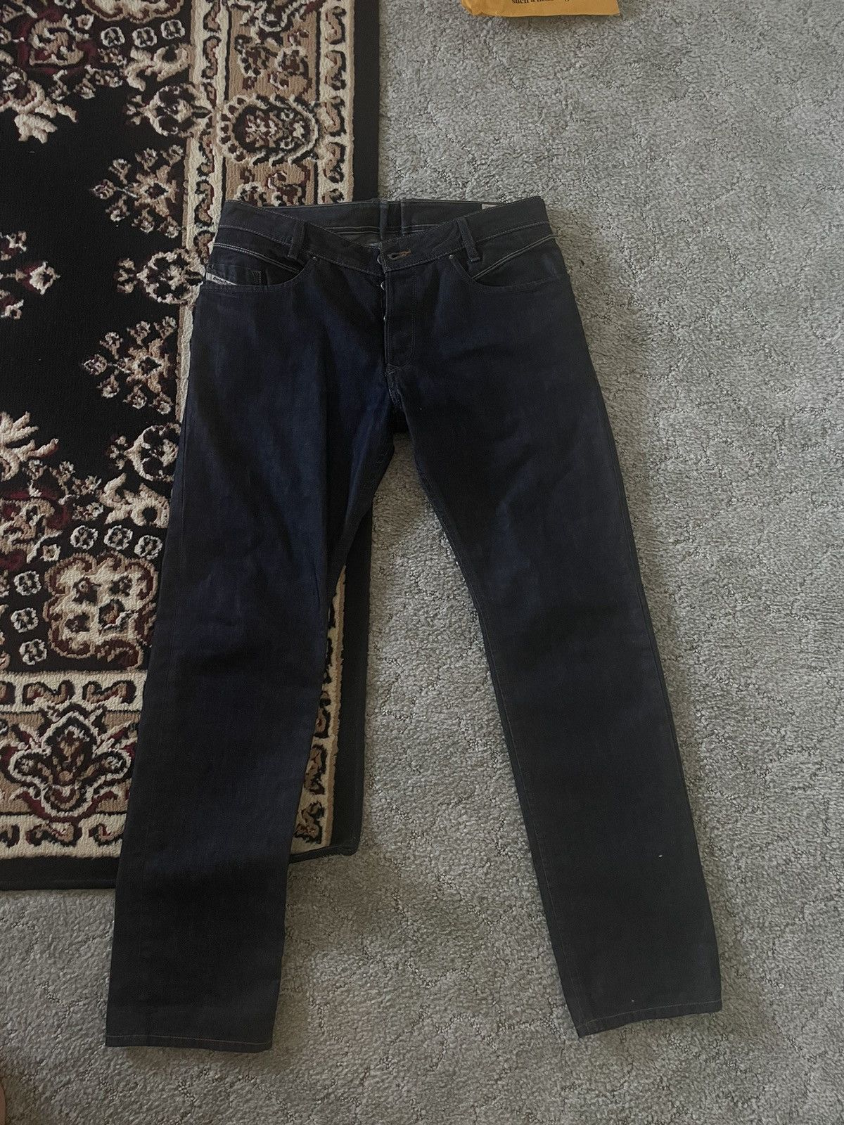 Diesel × Vintage VINTAGE NAVY DIESEL DENIM Size US 34 / EU 50 - 1 Thumbnail