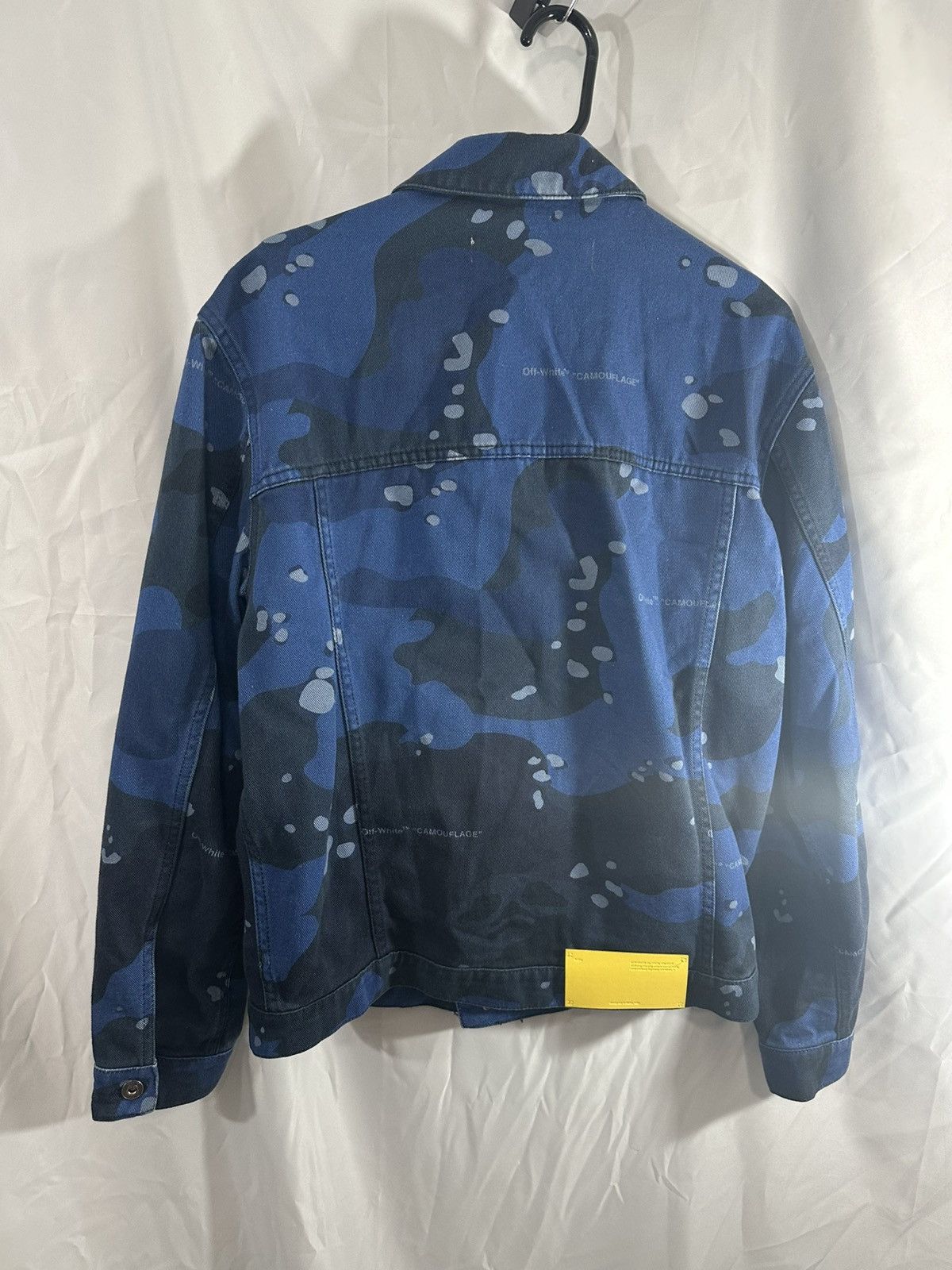Off-White OFF WHITE BLUE CAMO DENIM JACKET Size US M / EU 48-50 / 2 - 10 Thumbnail