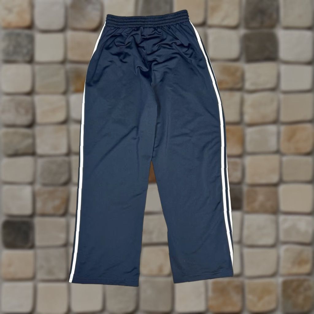 Adidas adidas Track Pants Men 38 Blue White 3 Stripes Drawstring Training Gym Pants Size US 26 / EU 42 - 1 Thumbnail