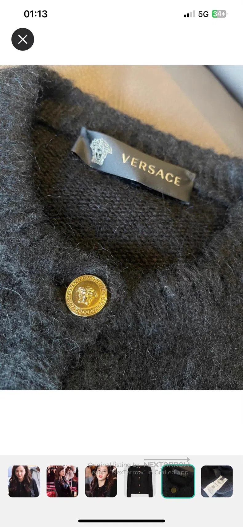 Versace Versace Mohair is a small coat Size S / US 4 / IT 40 - 6 Thumbnail