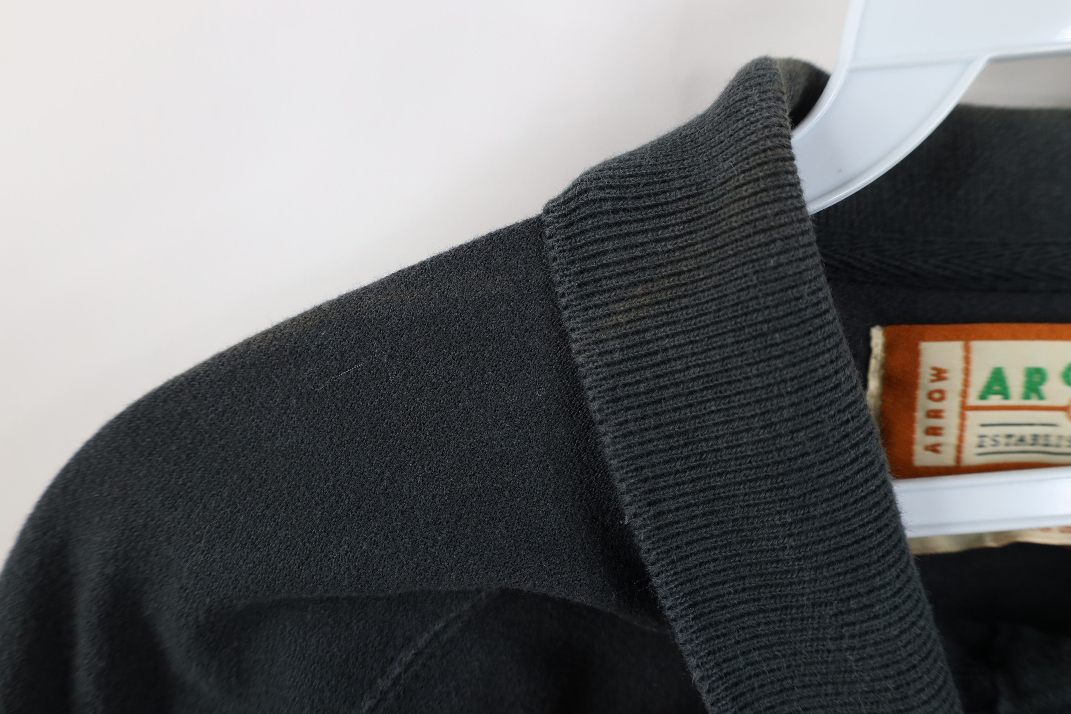 Vintage Vintage 90s Streetwear Fit Long Sleeve Rugby Polo Black Size US XL / EU 56 / 4 - 7 Thumbnail