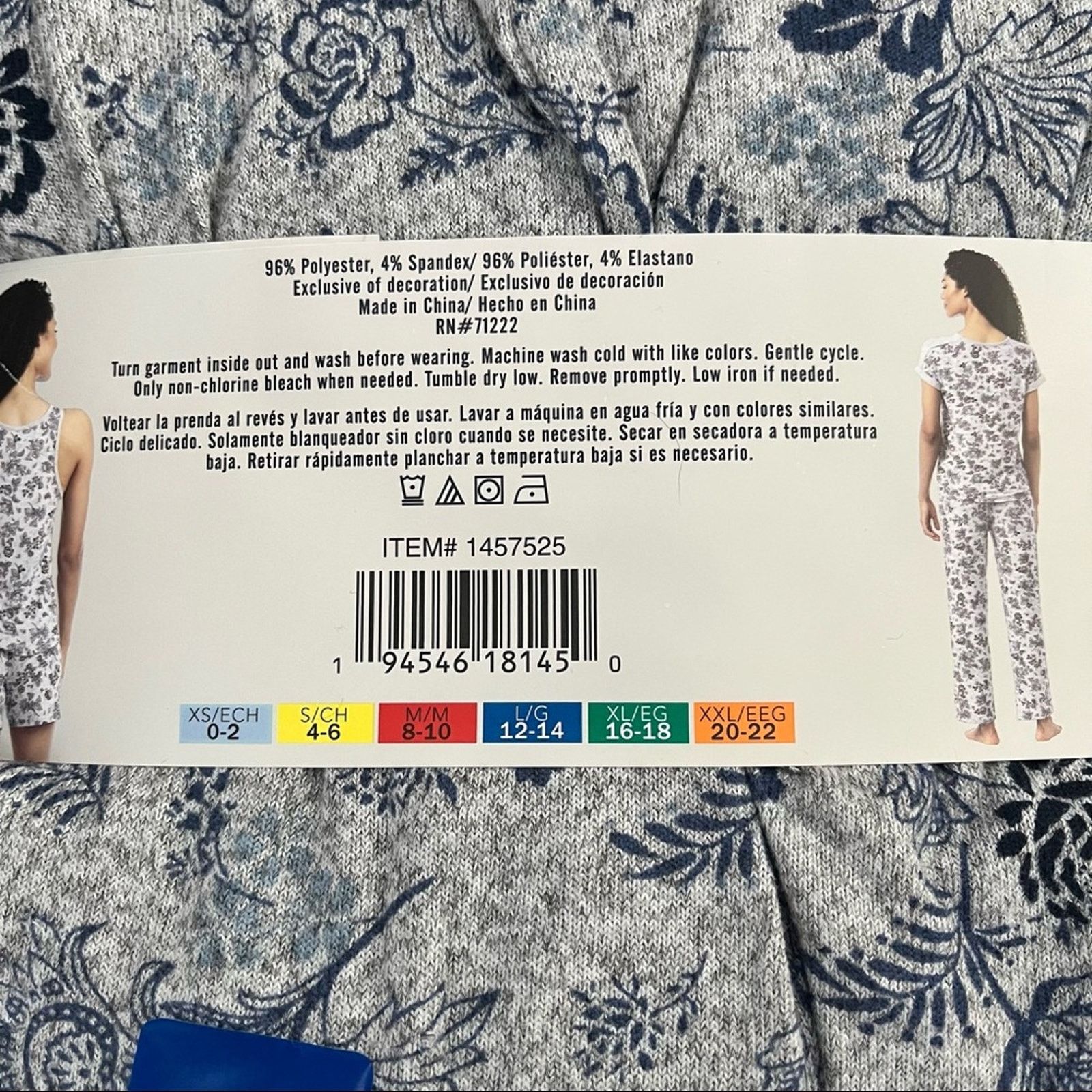 Lucky Brand NWT Lucky Brand Four-piece Floral Pajama Set, Size S Size ONE SIZE - 4 Thumbnail