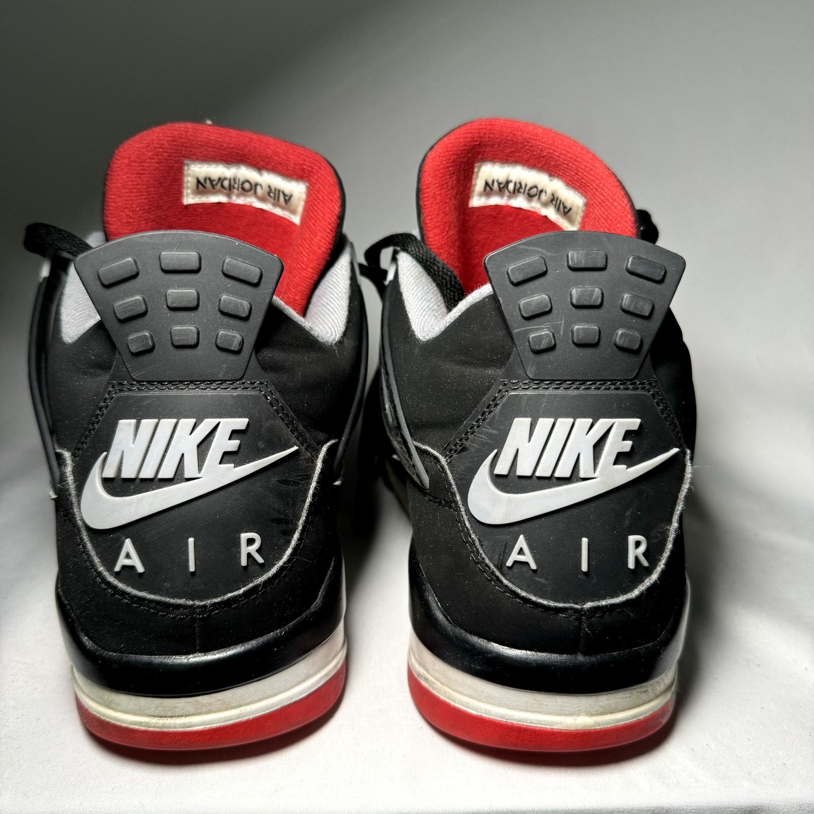 Jordan Brand × Nike Size 12 - Nike AirJordan 4 Retro OG Bred 2019 Men's Shoes Size US 12 / EU 45 - 6 Thumbnail