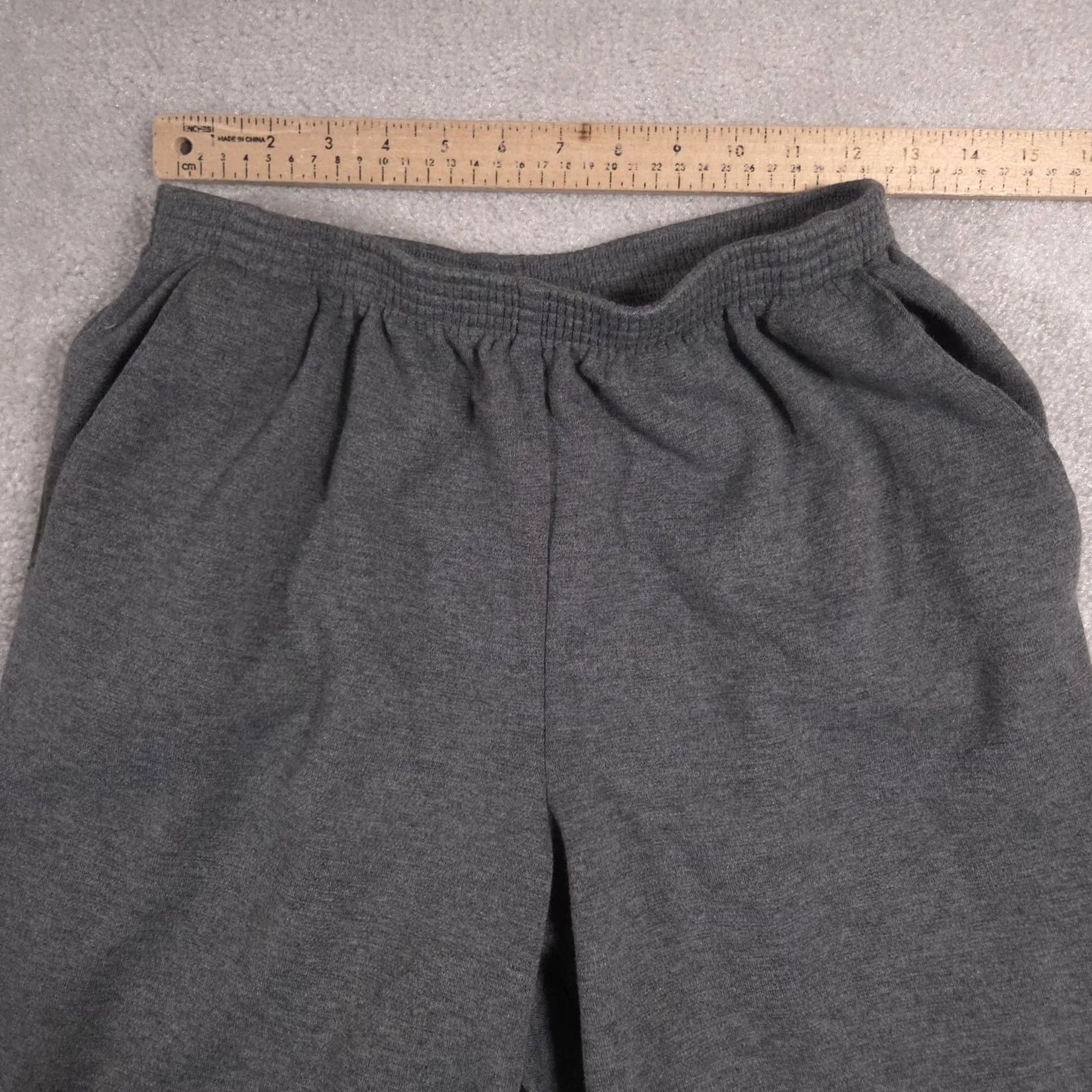 Vintage Alfred Dunner Sweatpants Womens 12 Gray Knit Elastic Waist Pockets Straight Leg Regular Inseam 25.5 in Mens Womens Girls? Size 34" / US 12 / IT 48 - 6 Thumbnail