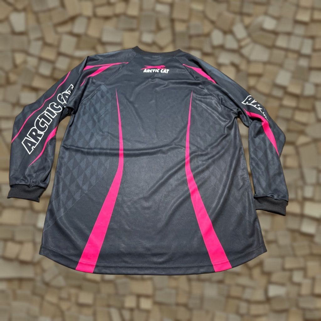 Vintage Arcticwear Shirt Men's 3XL Black Pink Long Sleeve Logo Print Shirt Size US XXL / EU 58 / 5 - 1 Thumbnail