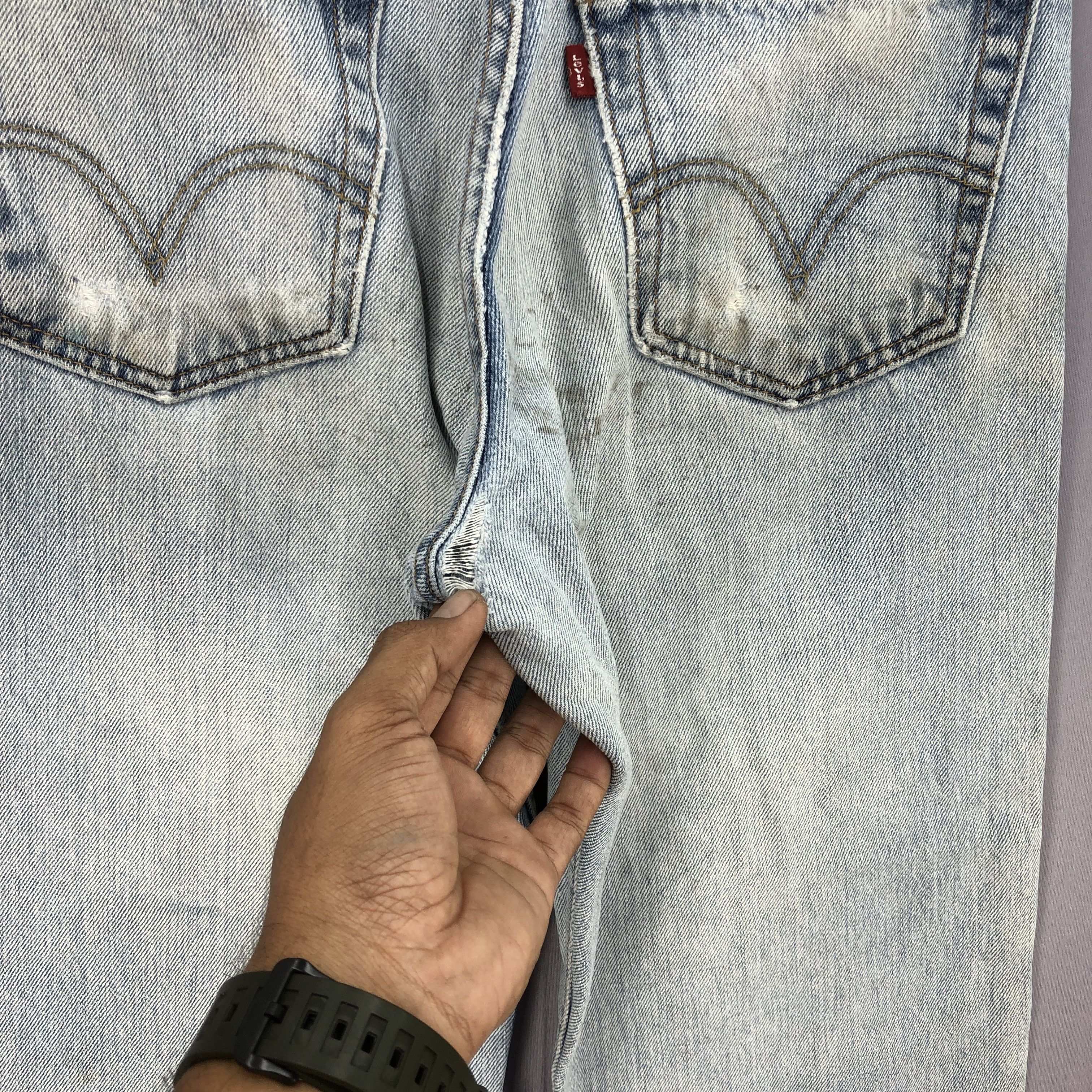 Levi's Vintage Levis Sun Faded Jeans Levi's Light Wash Denim Pants Size US 32 / EU 48 - 5 Thumbnail