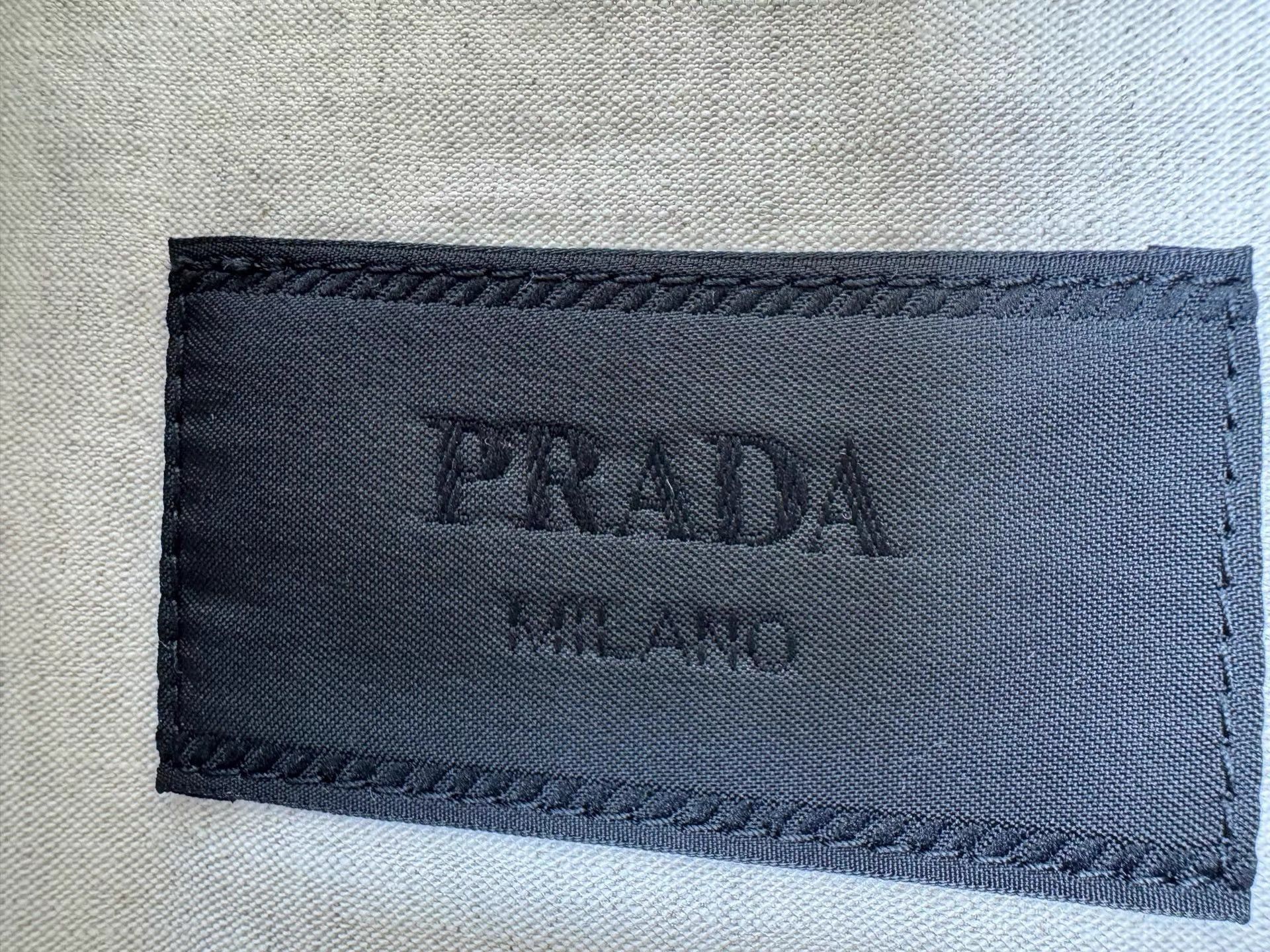 Prada Prada SS24 Metal Logo Chambray Jacket K36 Size US L / EU 52-54 / 3 - 3 Thumbnail