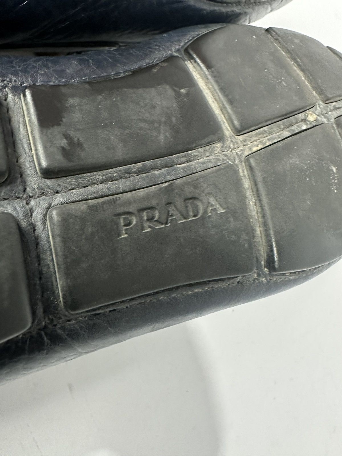 Prada Vintage Prada Pebbled Calfskin Leather Driving Loafers. Size US 9.5 / EU 42-43 - 15 Thumbnail