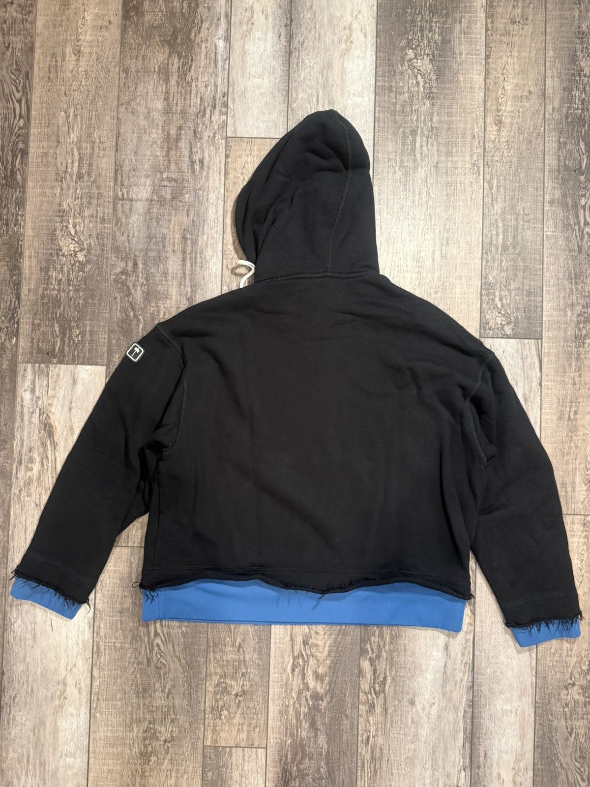 Palm Angels PALM ANGELS DOUBLE LAYER HOODIE SIZE LARGE Size US L / EU 52-54 / 3 - 3 Thumbnail