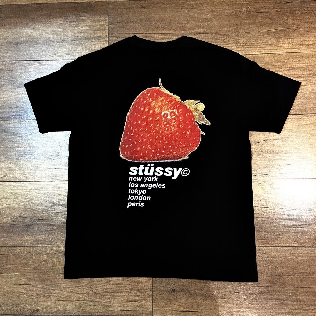 Streetwear × Stussy Stussy Strawberry Tee | Grailed