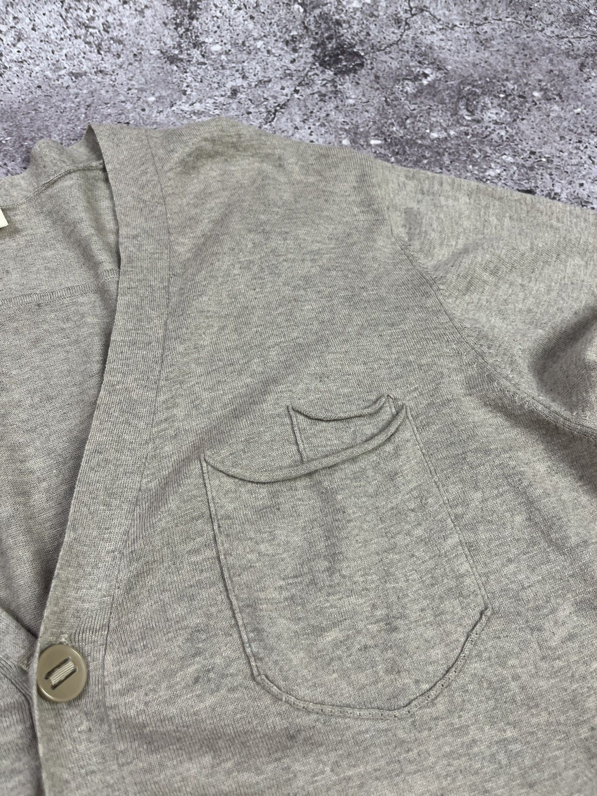Grifoni Mauro Grifoni Cardigan Size 50 Beige ItalianDesigner Sweater Size US M / EU 48-50 / 2 - 10 Thumbnail