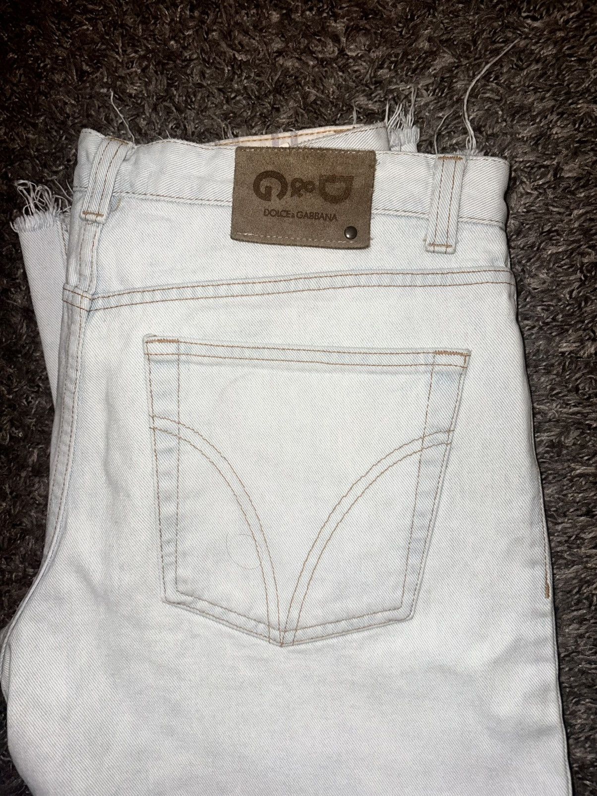 Dolce & Gabbana Dolce & Gabbana Vintage 90’s Lightwash Straight Leg Jeans Size US 34 / EU 50 - 4 Thumbnail
