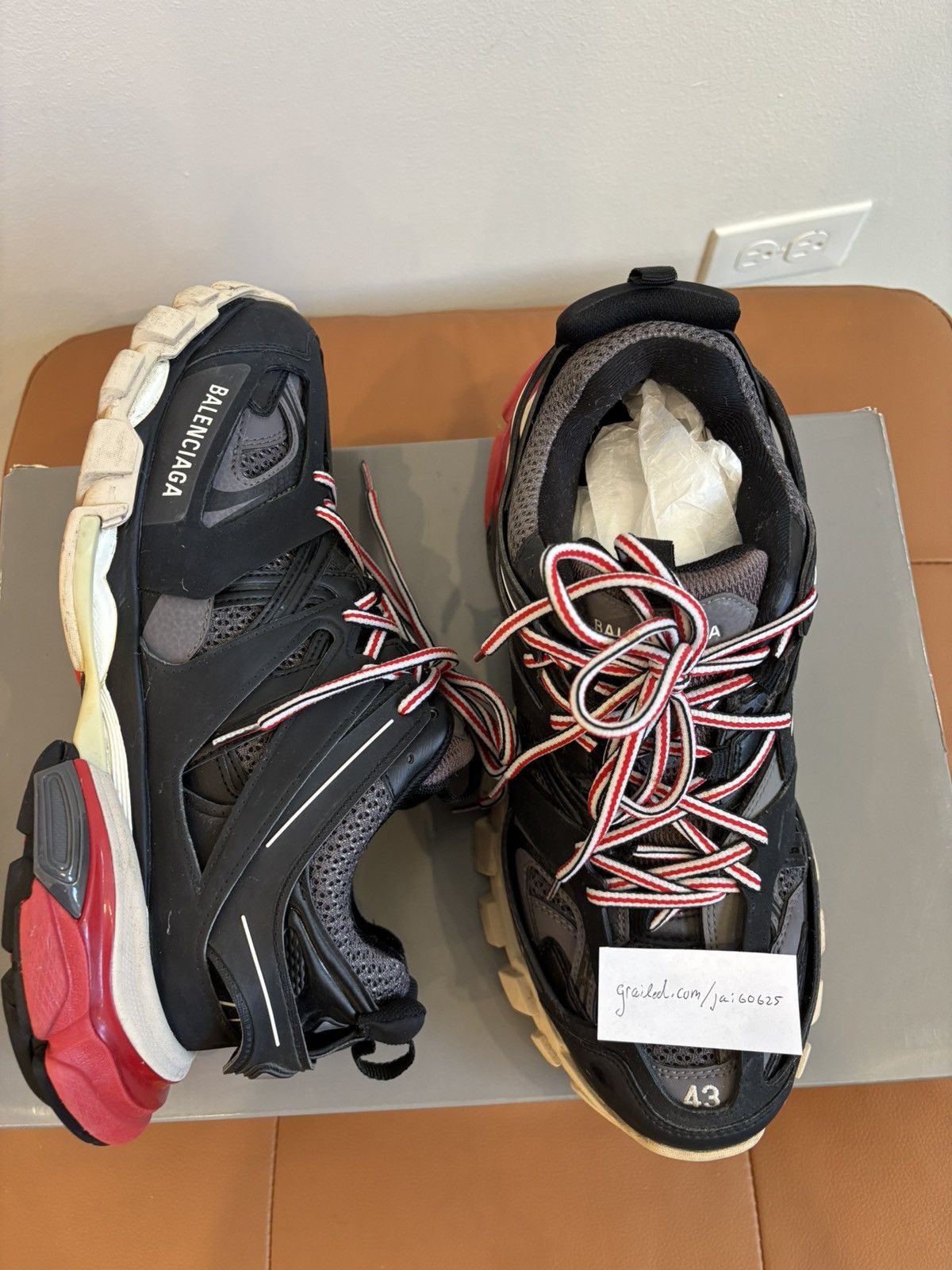 Balenciaga Balenciaga Track Runner Blk/Grey Size US 10 / EU 43 - 8 Thumbnail