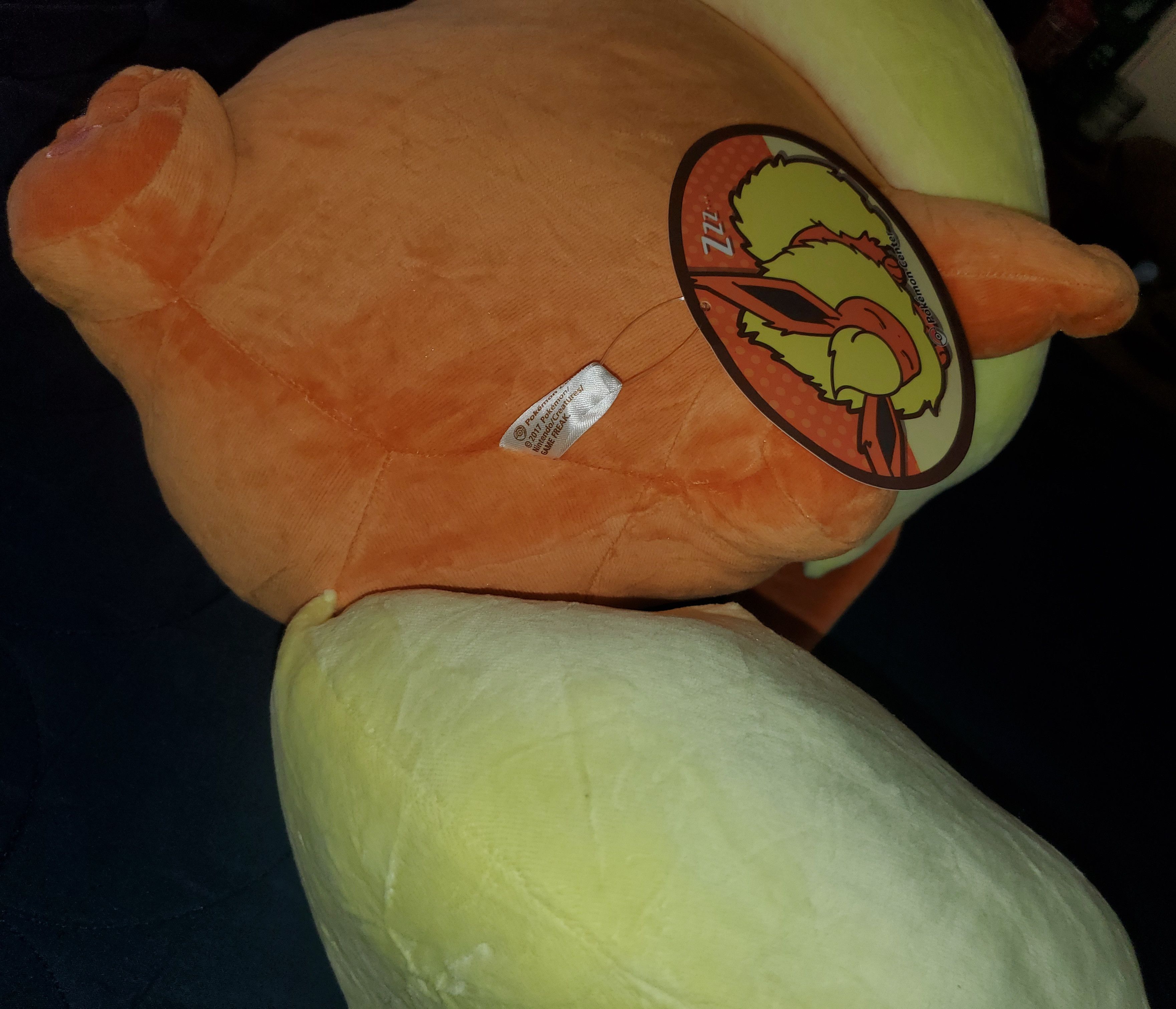 Pokemon Pokemon Center Flareon Sleeper Plush Eeveelution Authentic Size ONE SIZE - 5 Thumbnail