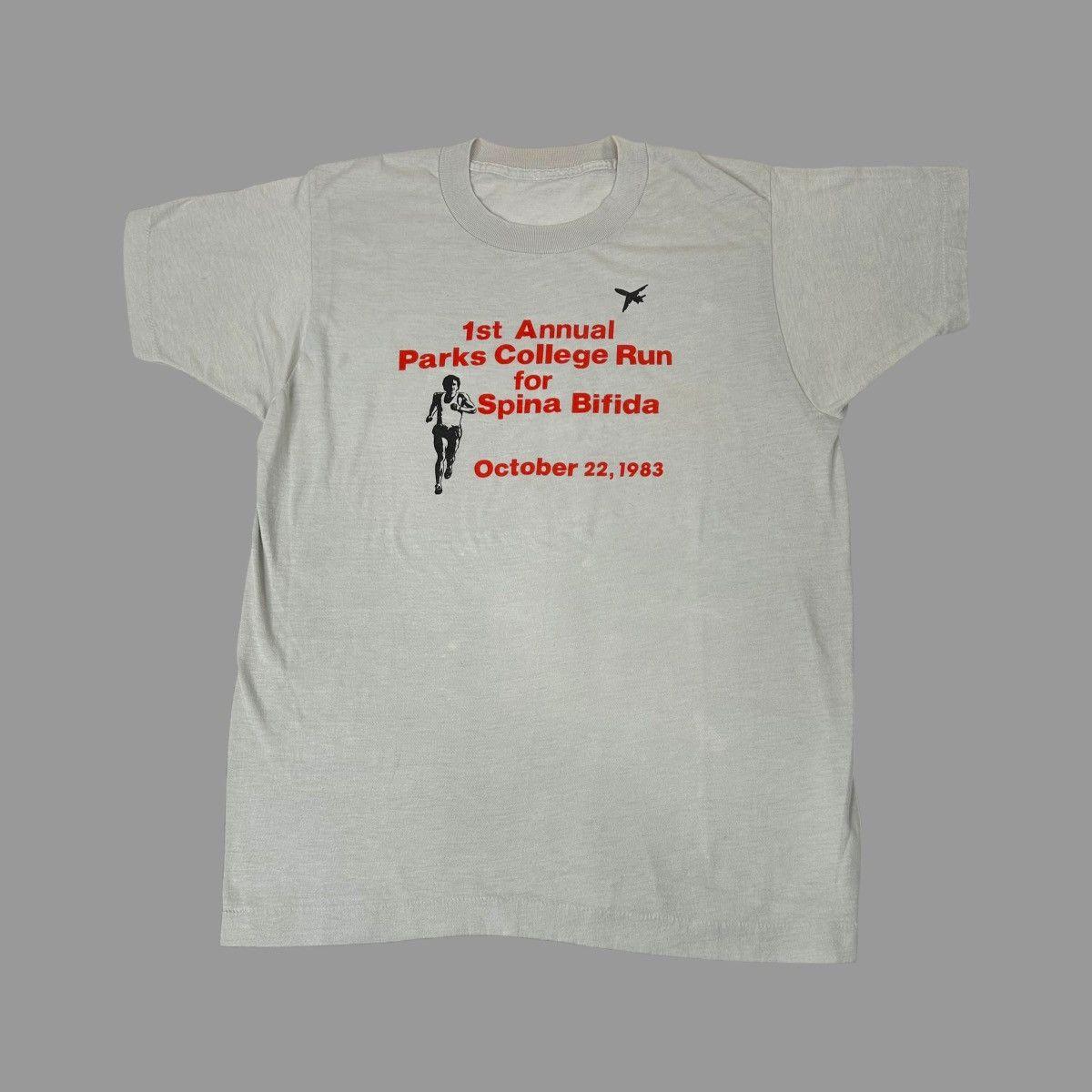 Vintage Vintage 1980s marathon T-shirt Size US M / EU 48-50 / 2 - 1 Thumbnail