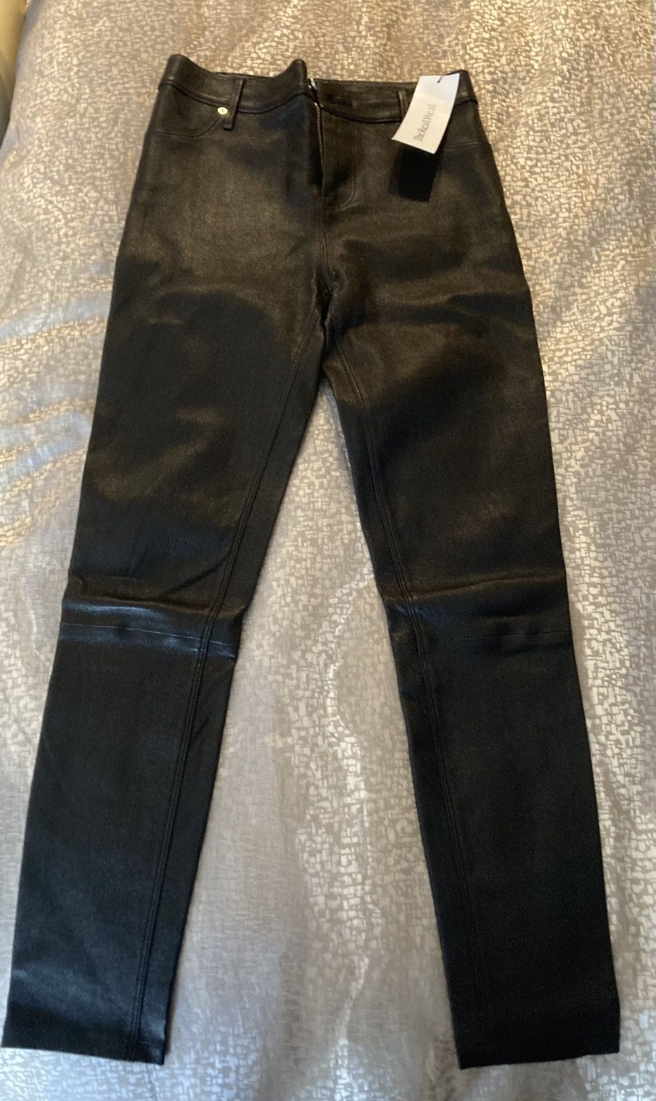 Rta RTA Women’s Black Leather Pants, size 26 Size 27" / US 4 / IT 40 - 6 Thumbnail