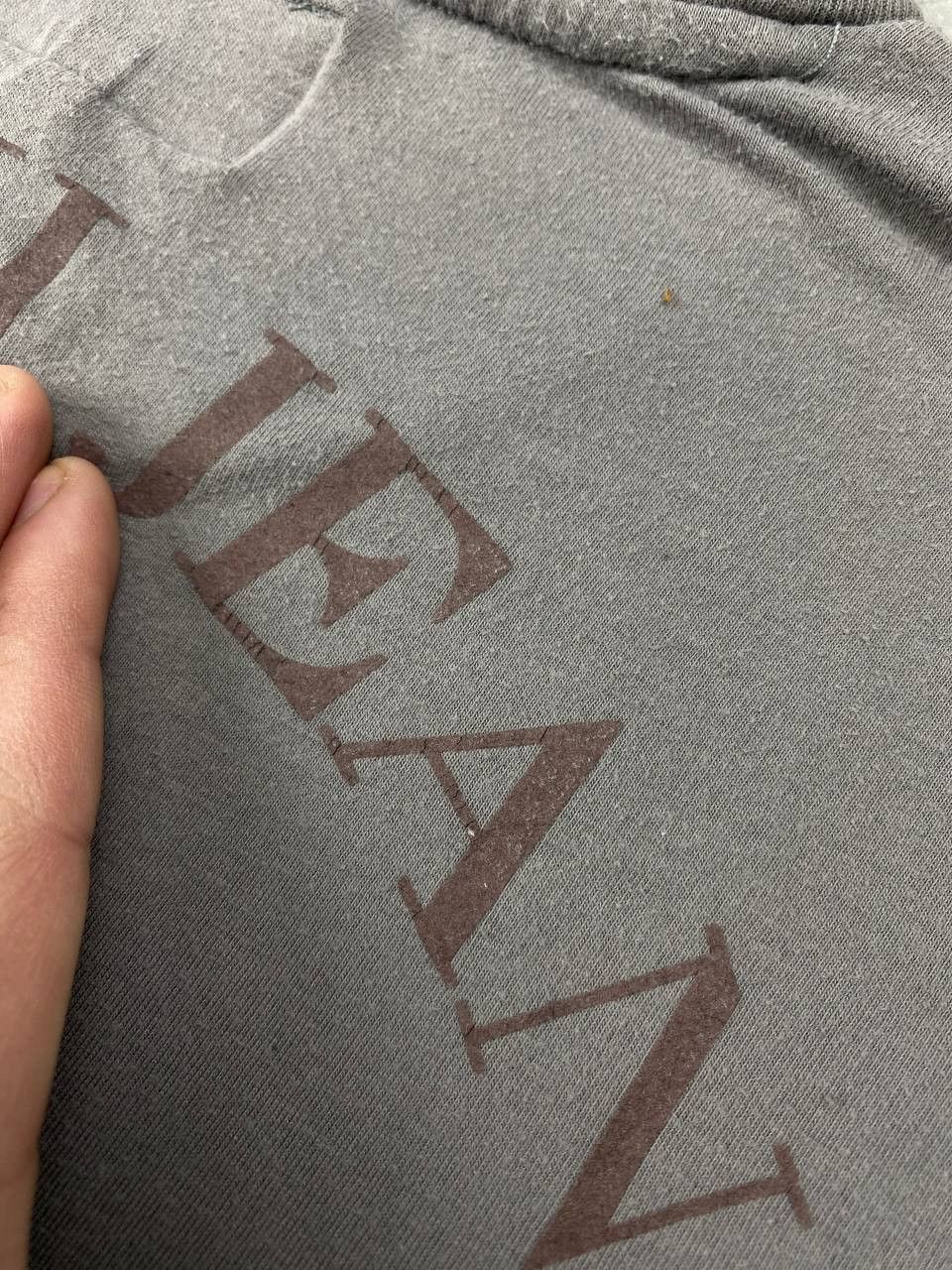 Armani Armani Jeans T Shirt Big Logo Men Size XL Gray Size US XL / EU 56 / 4 - 14 Thumbnail