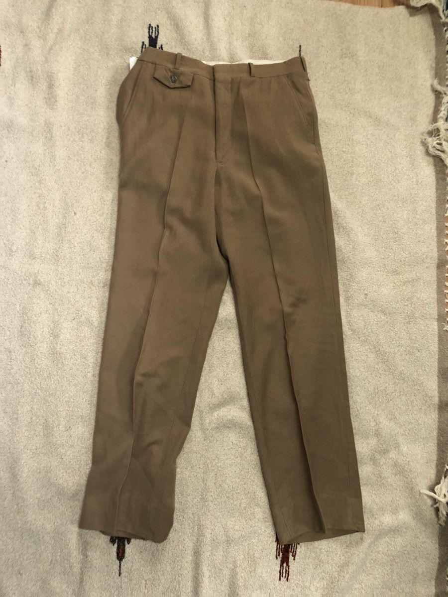 Vintage × Yves Saint Laurent Vintage yves Saint Laurent pour homme wool pant 30x30 Size US 30 / EU 46 - 3 Thumbnail
