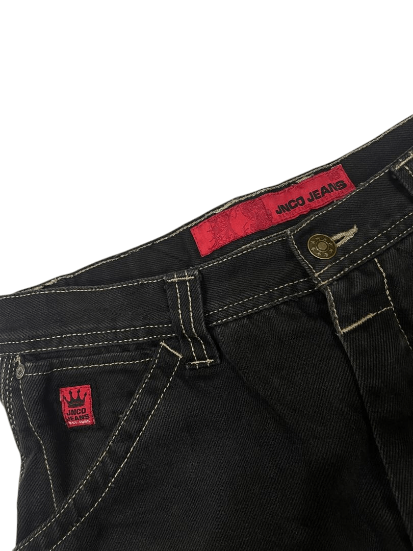 JNCO 🔥 STEAL!! REAL JNCO CROSS JEANS BAGGY PANTS Size US 31 - 2 Thumbnail