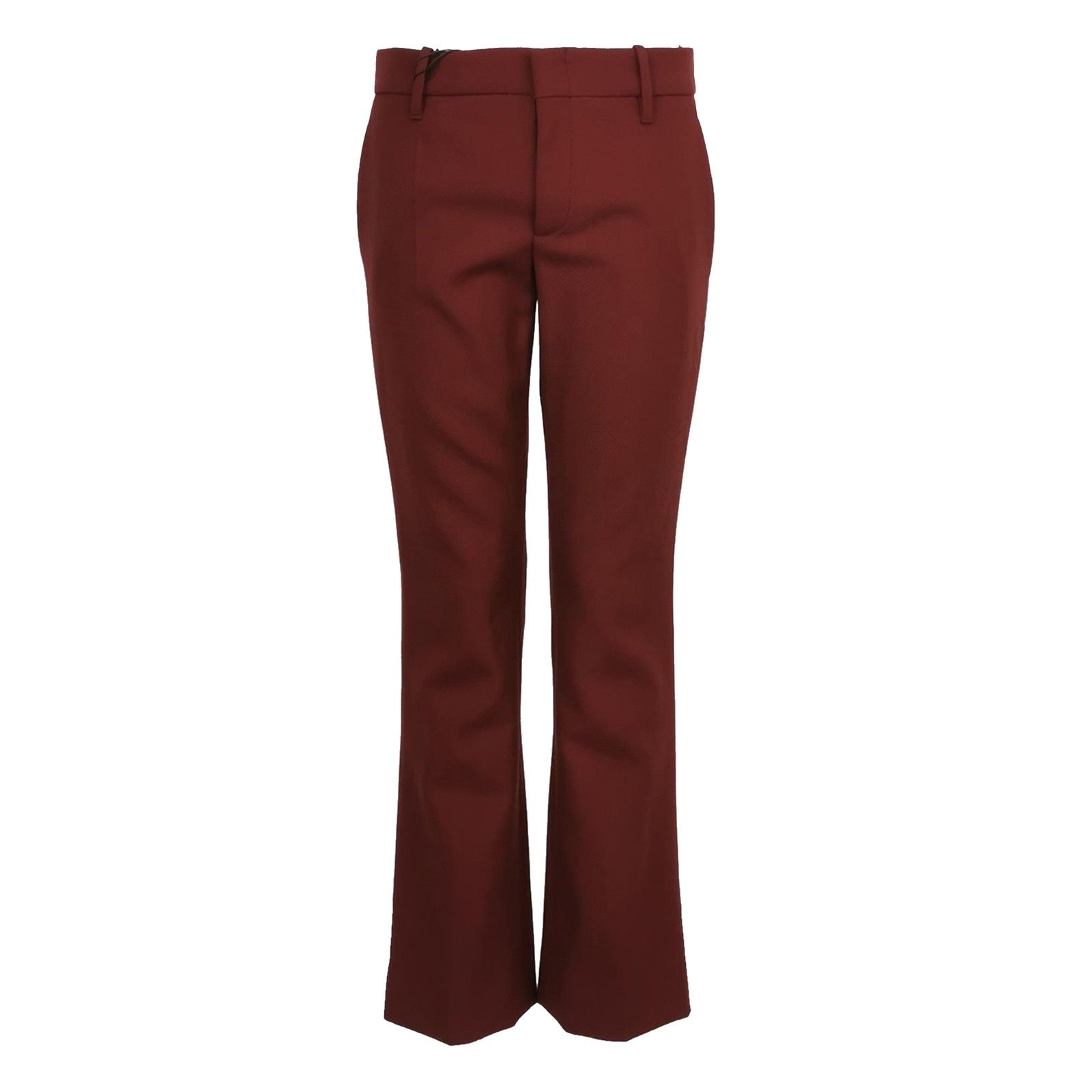 Gucci Gucci Burgundy Wool Pants Size IT 38 Size 26" / US 2 / IT 38 - 1 Thumbnail