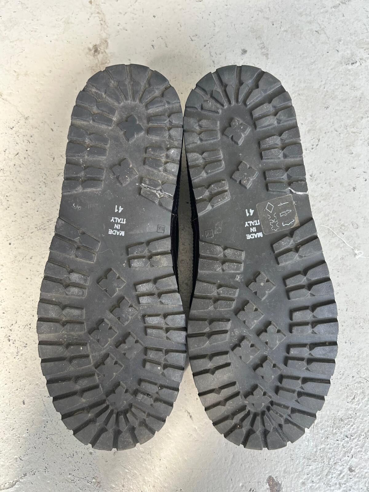 Ann Demeulemeester Ann Demeulemeester Leather Lug Sole Sneakers (41) Size US 8 / EU 41 - 5 Thumbnail