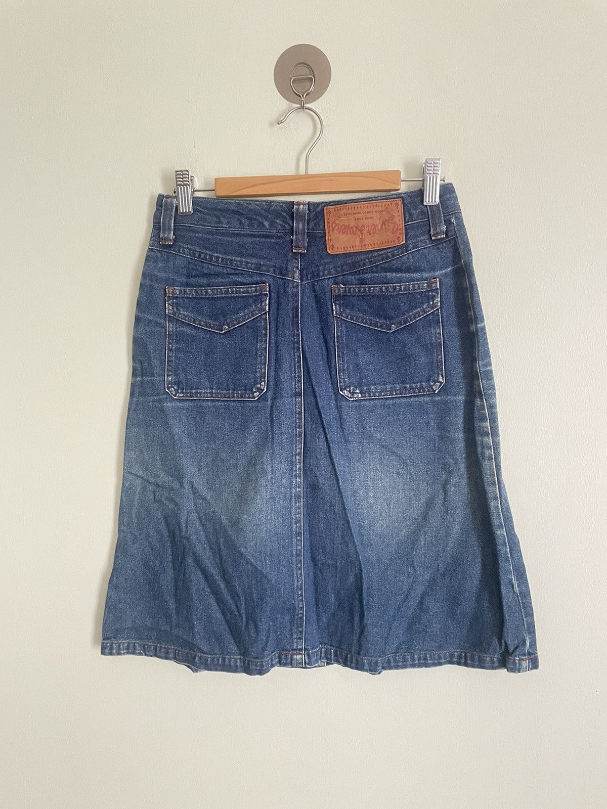 Super Lovers Super Lovers Denim Jeans Skirt Size 26" / US 2 / IT 38 - 2 Thumbnail