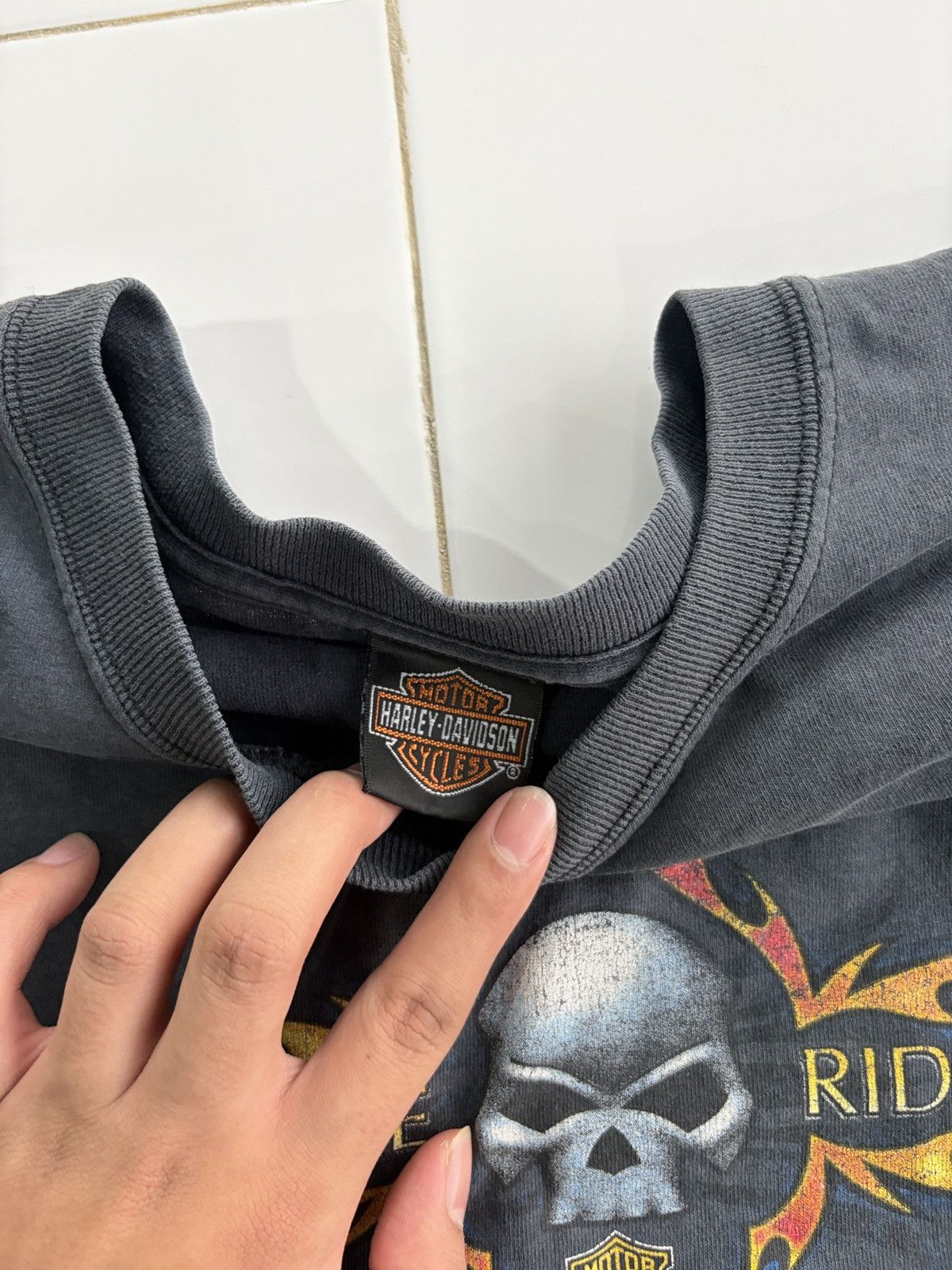 Harley Davidson Vintage Harley Davidson Size US L / EU 52-54 / 3 - 3 Thumbnail
