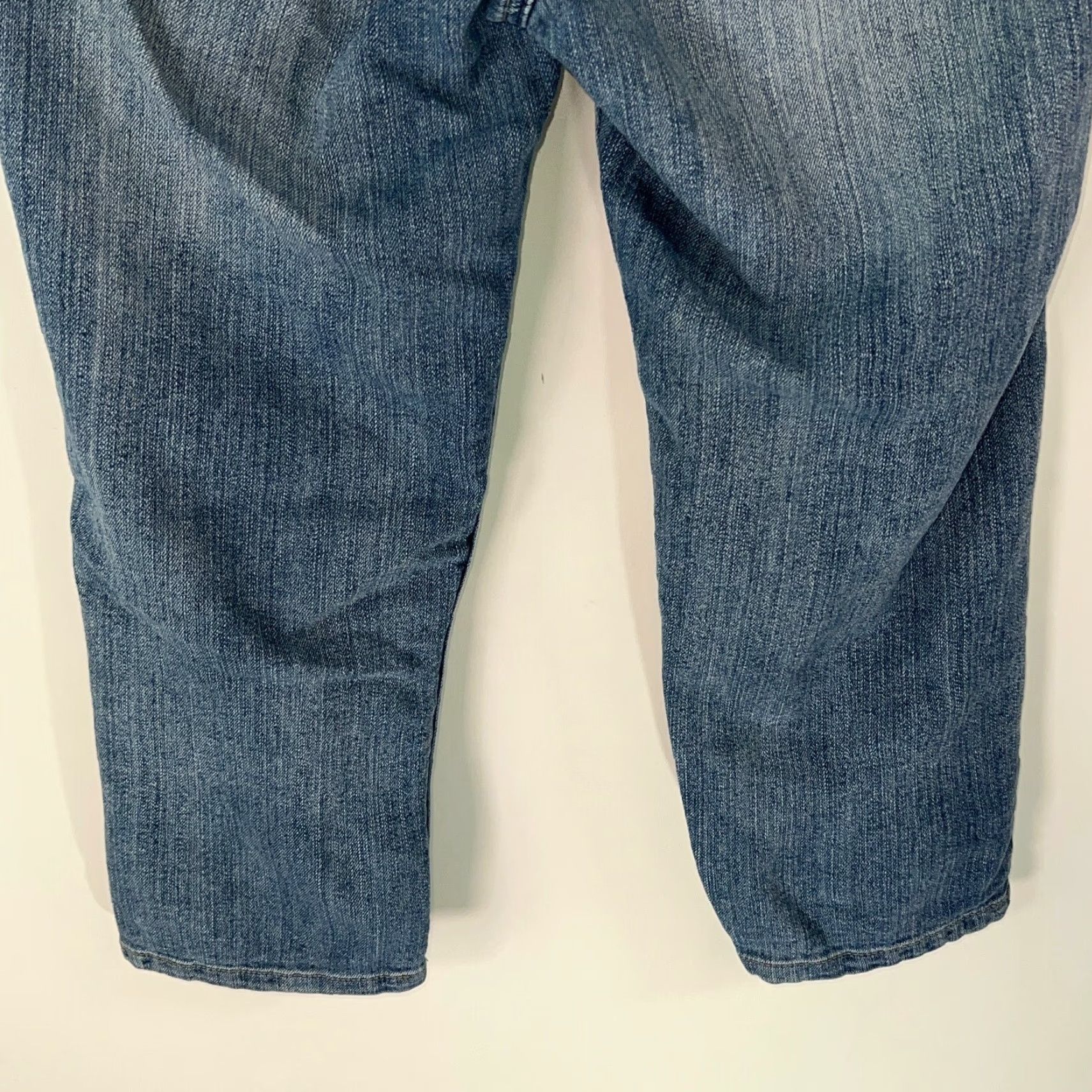 Vintage Paris Blues Womens Jeans Cropped Blue Distressed Stretch 7 Size 28" / US 6 / IT 42 - 6 Thumbnail