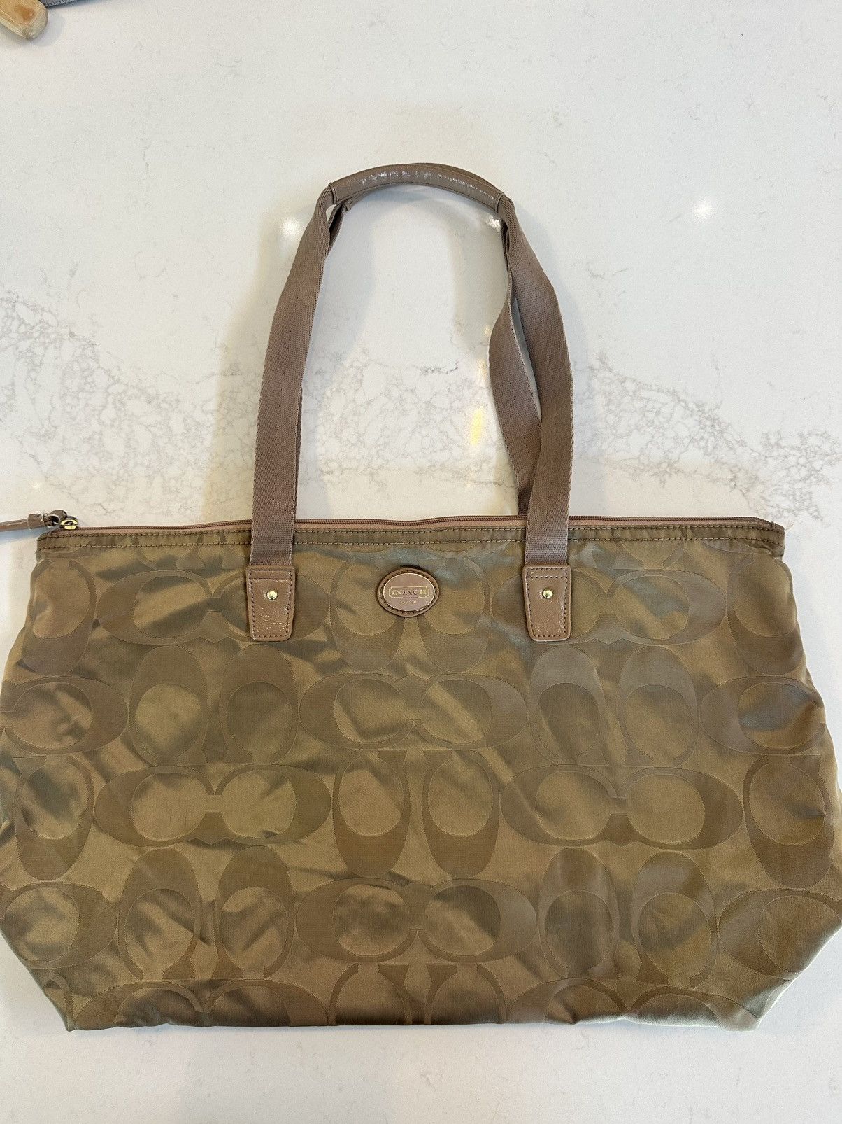 Coach Coach Getaway Signature Nylon Weekender Tote Bag Pouch Set Size ONE SIZE - 18 Thumbnail