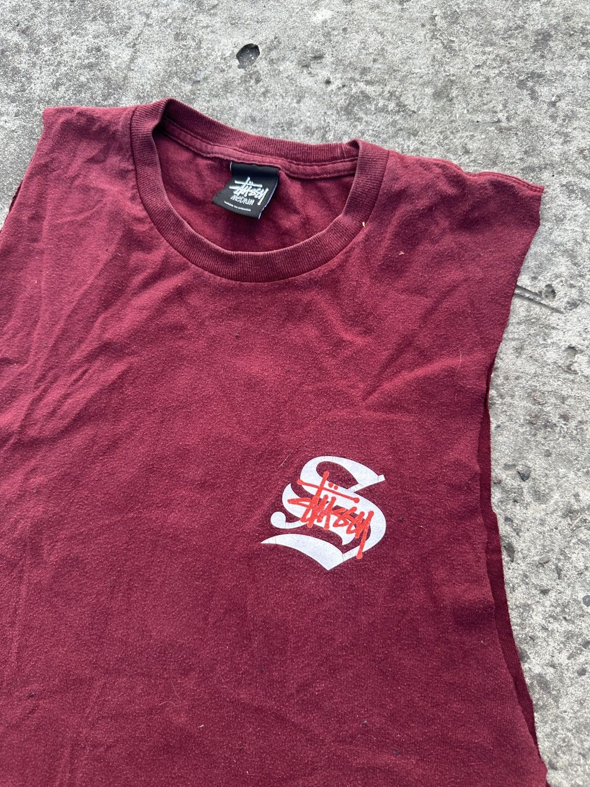 Stussy Vintage Stussy Tank Top Logo Streetwear Rare USA M 90s Size US M / EU 48-50 / 2 - 4 Thumbnail
