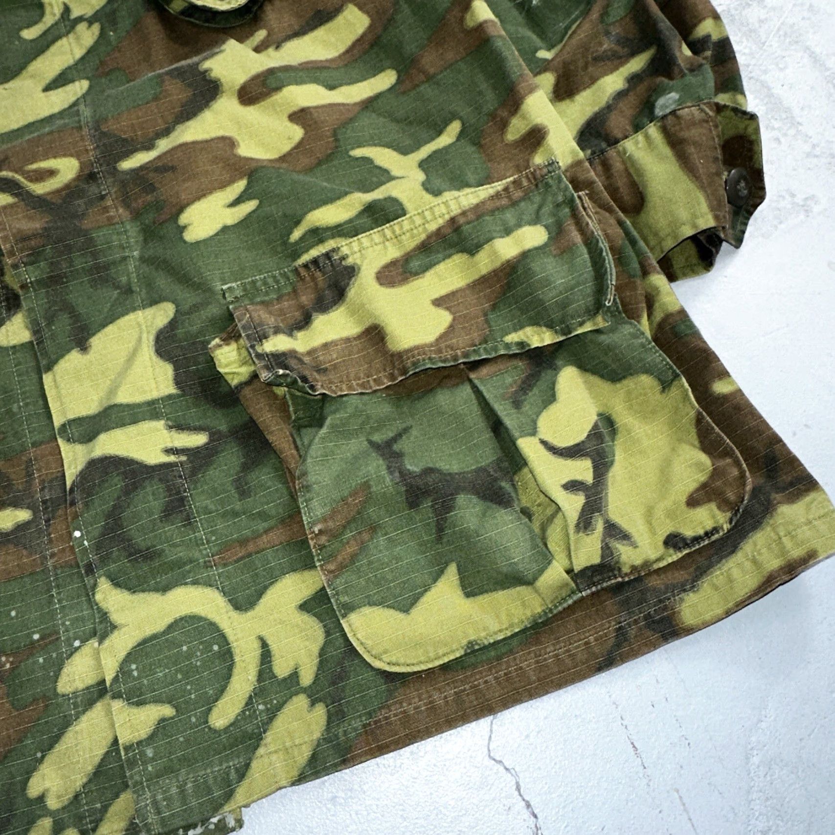 Vintage VINTAGE Alpha Corp USMC 1968 Military Camouflage Wind Resistant Poplin Coat Jacket Camouflage Camo Men Small Wind-Resistant 60s Coat City Size US S / EU 44-46 / 1 - 3 Thumbnail