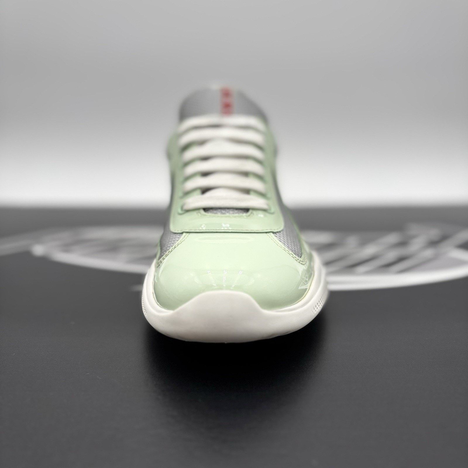 Prada Prada Americas Cup ' White Mint Silver ' | GREAT CONDITION! Size US 9 / EU 42 - 15 Thumbnail