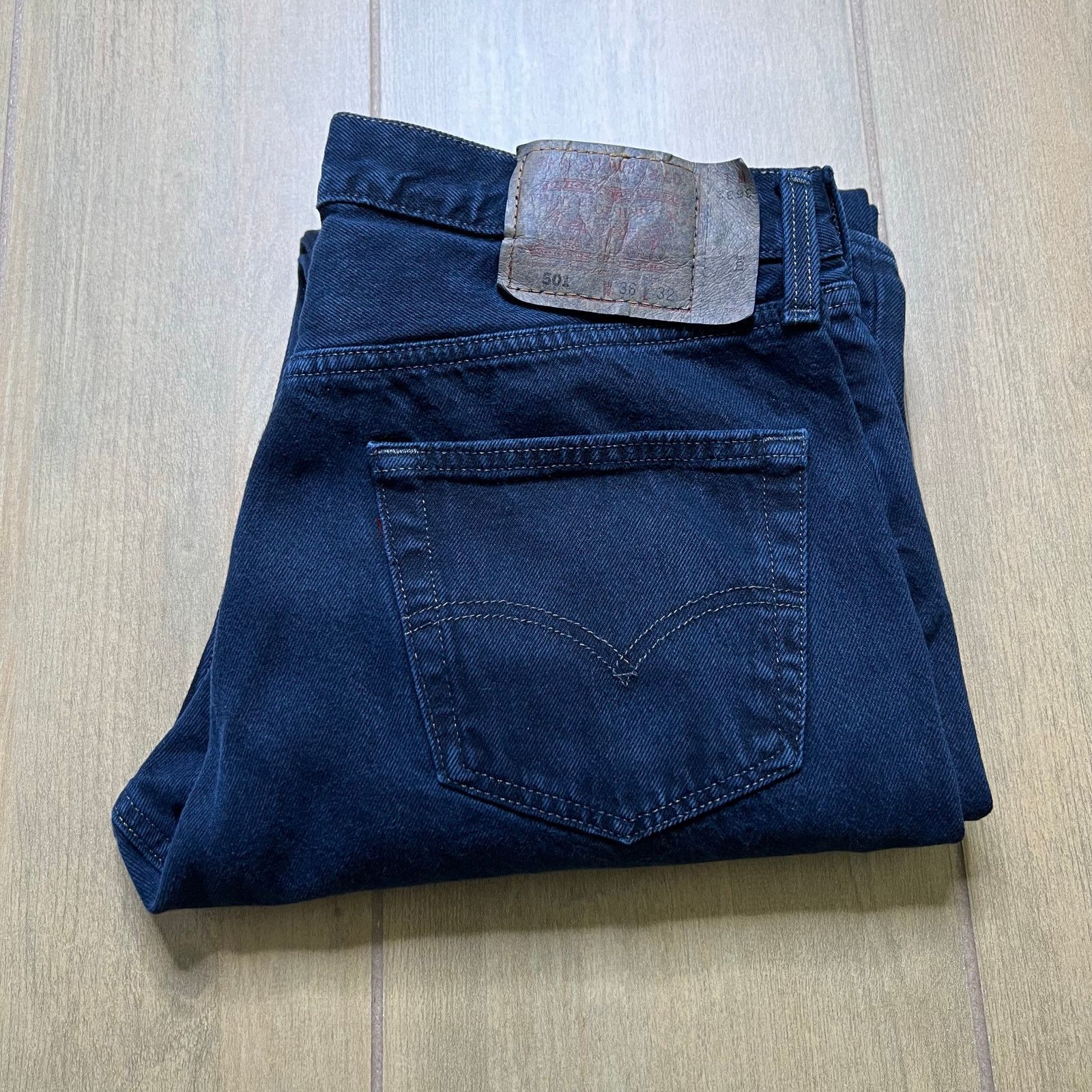 Levi’s 501 Jeans Mens 36x32 Dark Blue Made in USA 1996