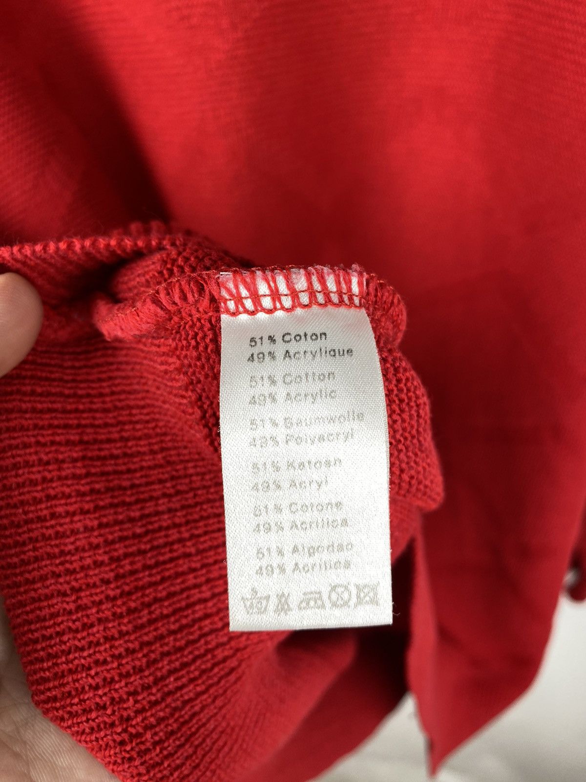 Lacoste × Vintage Lacoste Chemise Vintage Knit Sweater Structured size 7 Size US XXL / EU 58 / 5 - 7 Thumbnail