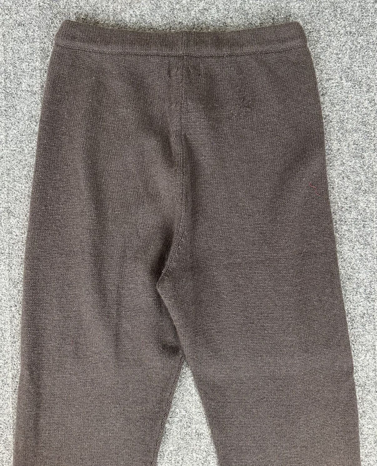 Yohji Yamamoto Yohji Yamamoto - 2007 Main Line Knit Wool Flared Sweat Pants Size 28" / US 6 / IT 42 - 9 Thumbnail
