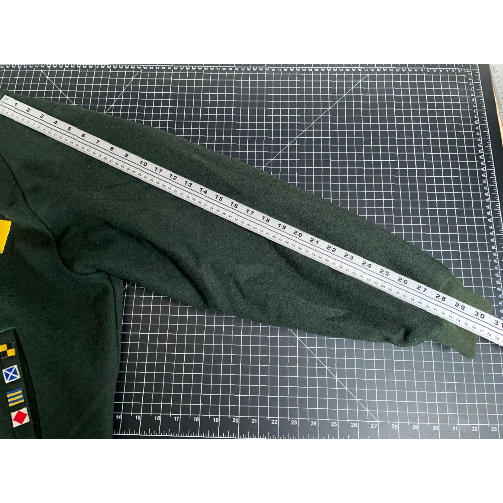 Vintage VINTAGE 80s Wool Bomber Jacket Mens XL Green Snap Button Embroidered USA Made Size US XL / EU 56 / 4 - 7 Thumbnail
