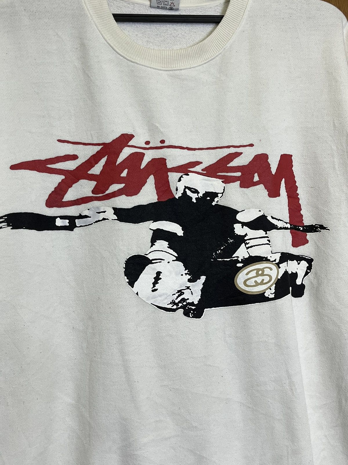 Stussy NICE💥💥AUTHENTIC STUSSY BIG LOGO PULLOVER SWEATSHIRT Size US XXL / EU 58 / 5 - 3 Thumbnail