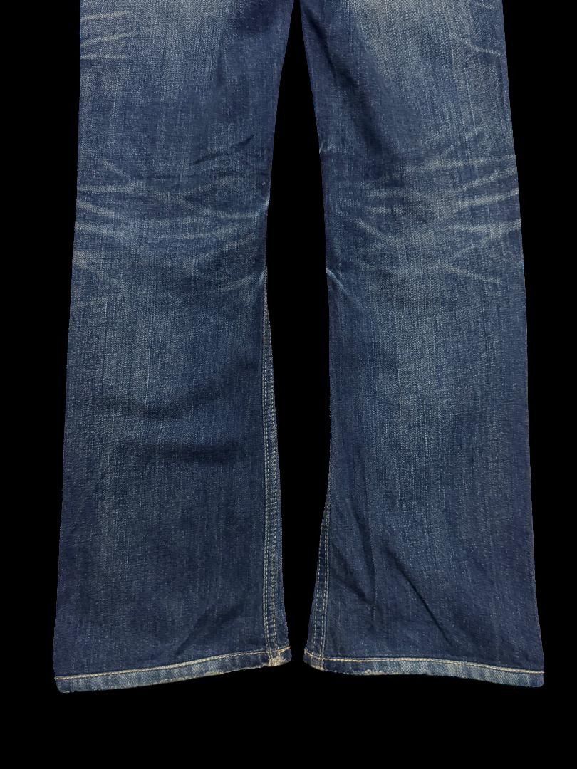 Japanese Brand FLARED Blue Blue Japanese Rusty Mudwash Distressed Grunge Size US 28 / EU 44 - 18 Thumbnail